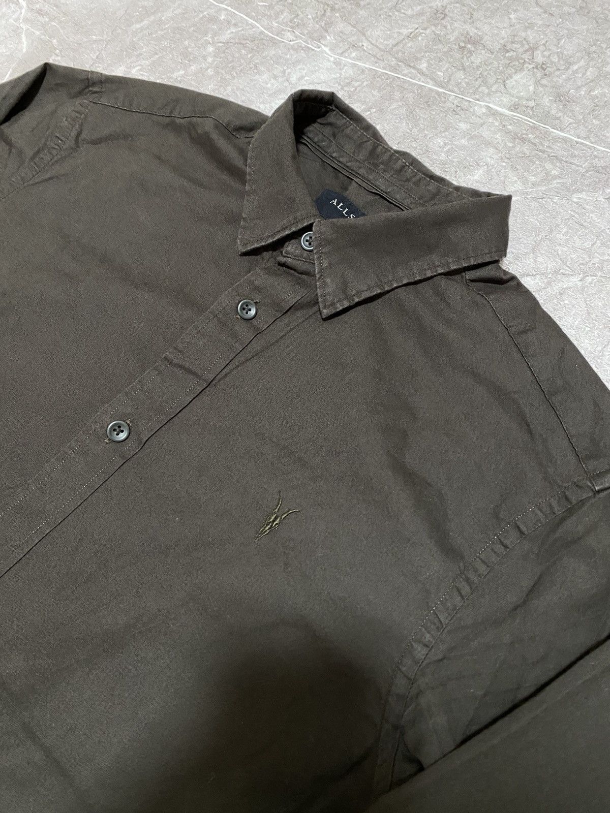 Allsaints Vintage Allsaints Button Up Men’s Shirt Y2K Long Sleeve Size US S / EU 44-46 / 1 - 7 Thumbnail