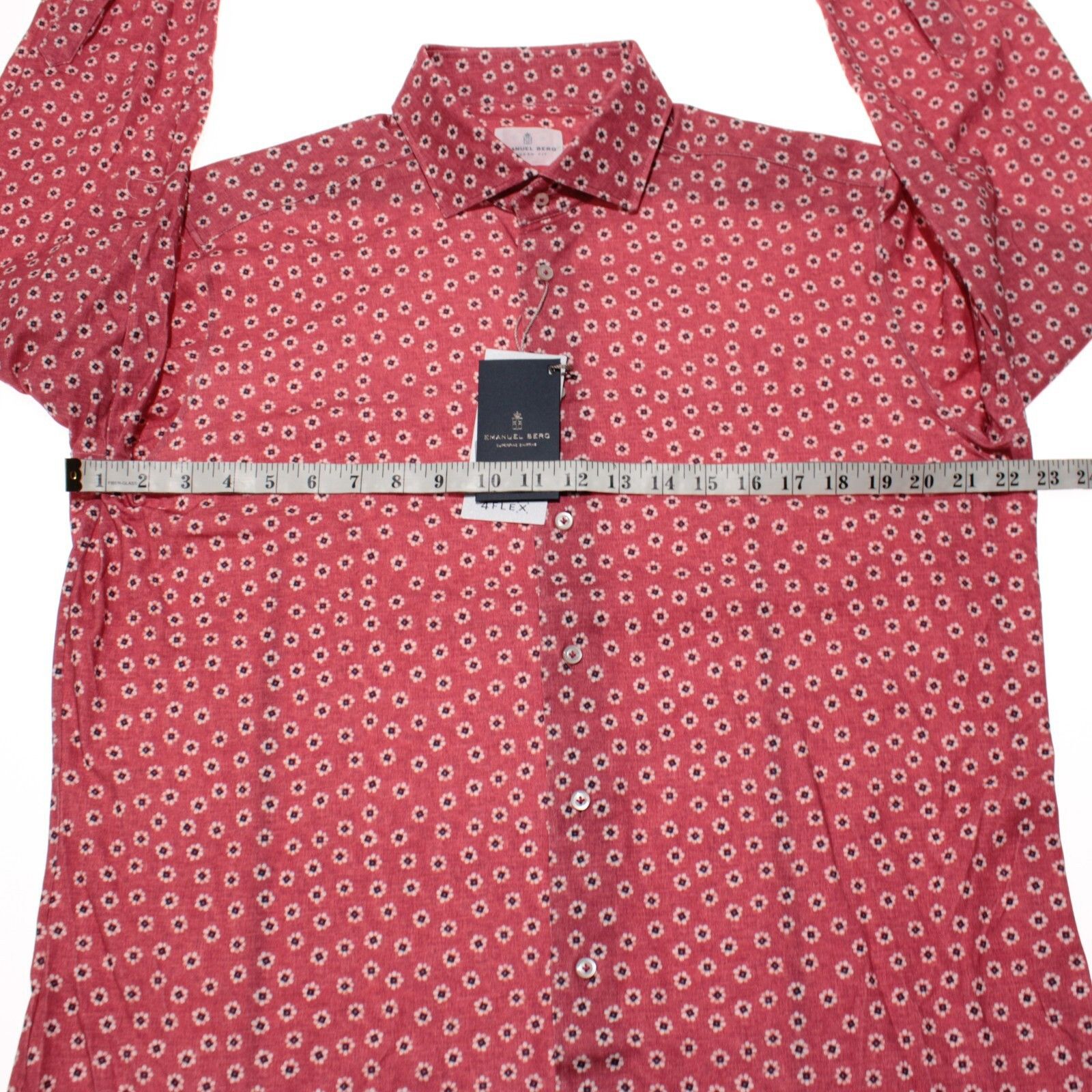 Emanuel Berg New with tags Shirt Size XL US In Red
