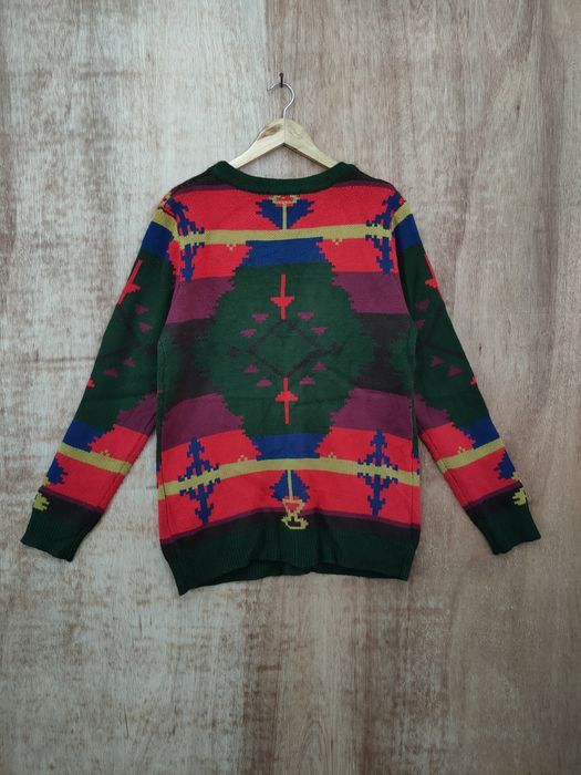 Vintage Ad Hoc cardigan art navajo aran isle knitwear #46-132DLL Size US M / EU 48-50 / 2 - 1 Thumbnail