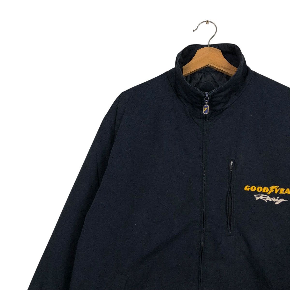 Japanese Brand 🔥VINTAGE BOMBER JACKET DUNLOP RACING ISSEY MIYAKE Size US L / EU 52-54 / 3 - 9 Thumbnail