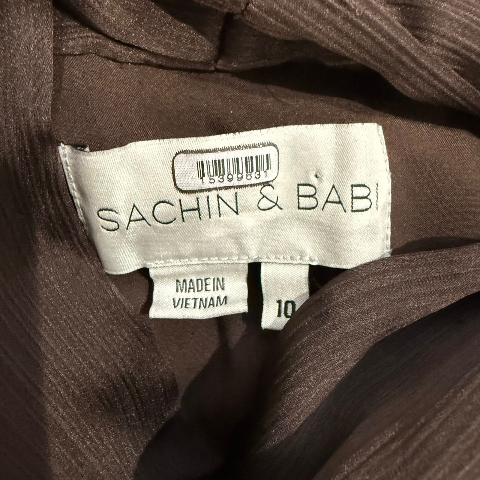 Sachin & Babi Sachin & Babi Halter Kayla Gown in Brown, Size US 10 Size L / US 10 / IT 46 - 6 Thumbnail