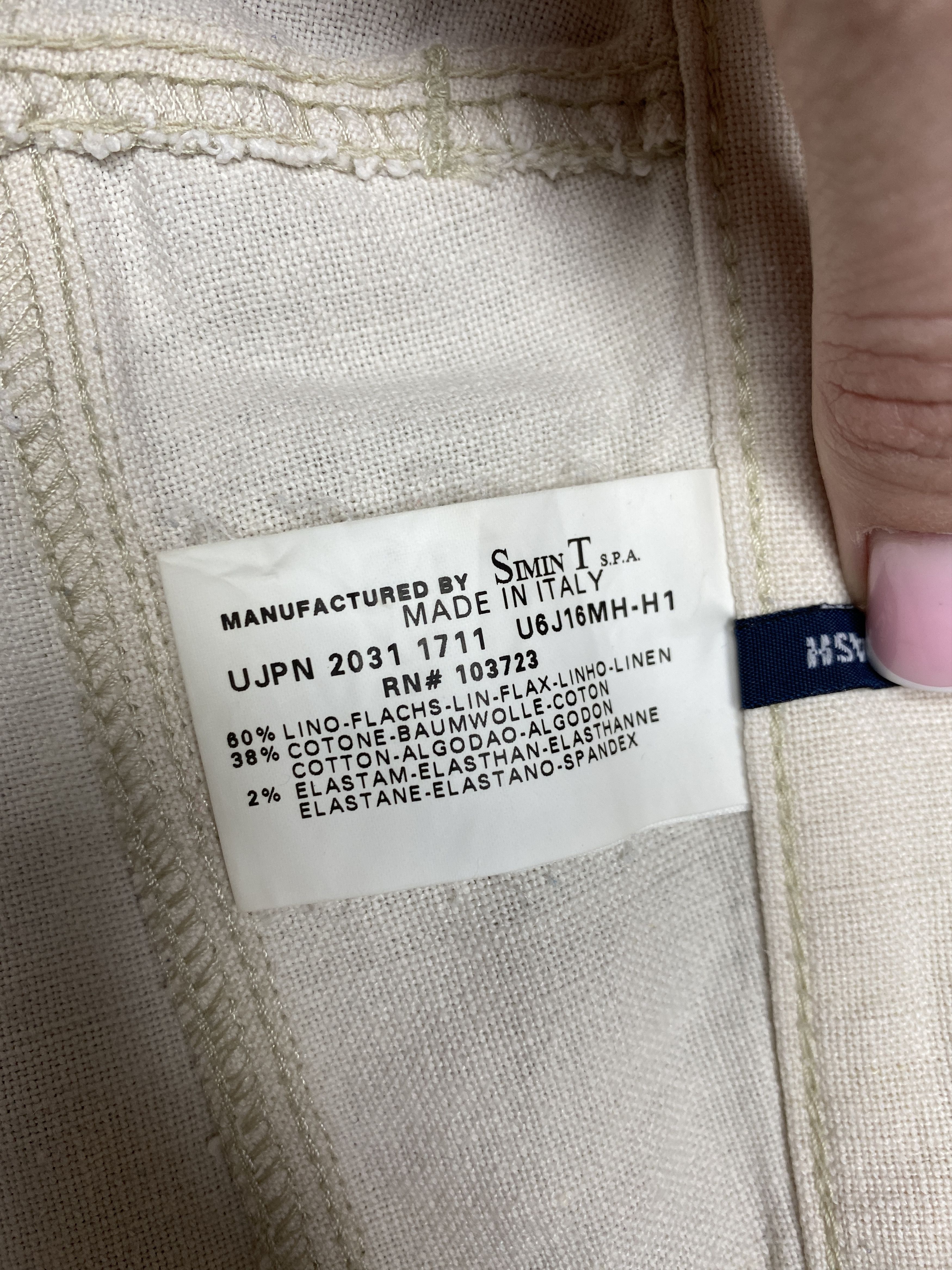 Armani Armani Jeans Vintage Mens LINEN Pants Size US 36 / EU 52 - 10 Thumbnail