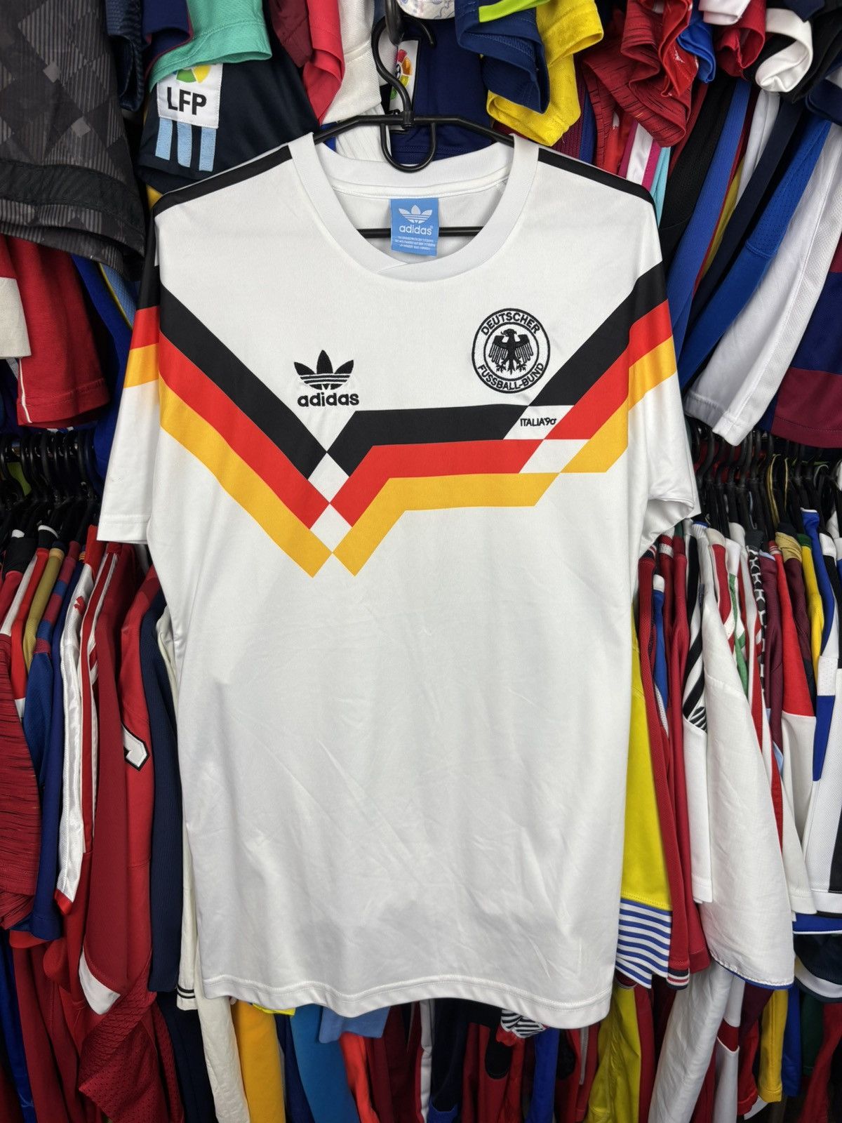 Other RETRO BLOKECORE GERMANY HOME FOOTBAL SHIRT SOCCER JERSEY Size US M / EU 48-50 / 2 - 1 Thumbnail