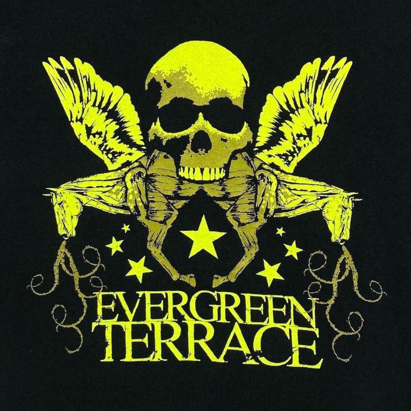 Fruit Of The Loom Evergreen Terrace Band T-Shirt Small Black Graphic Print Logo Men Short Sleeve Cotton Striped? Size US S / EU 44-46 / 1 - 3 Thumbnail