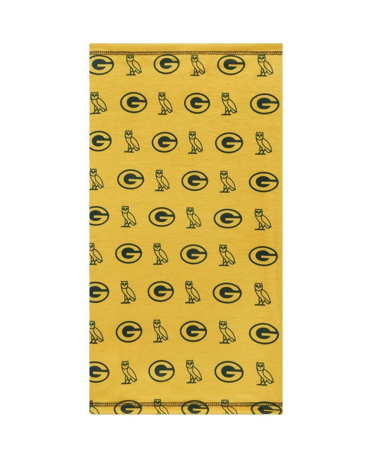 NFL × October's Very Own OVO x NFL Green Bay Packers Neck Gaiter - new with tags RARE Size ONE SIZE - 3 Thumbnail