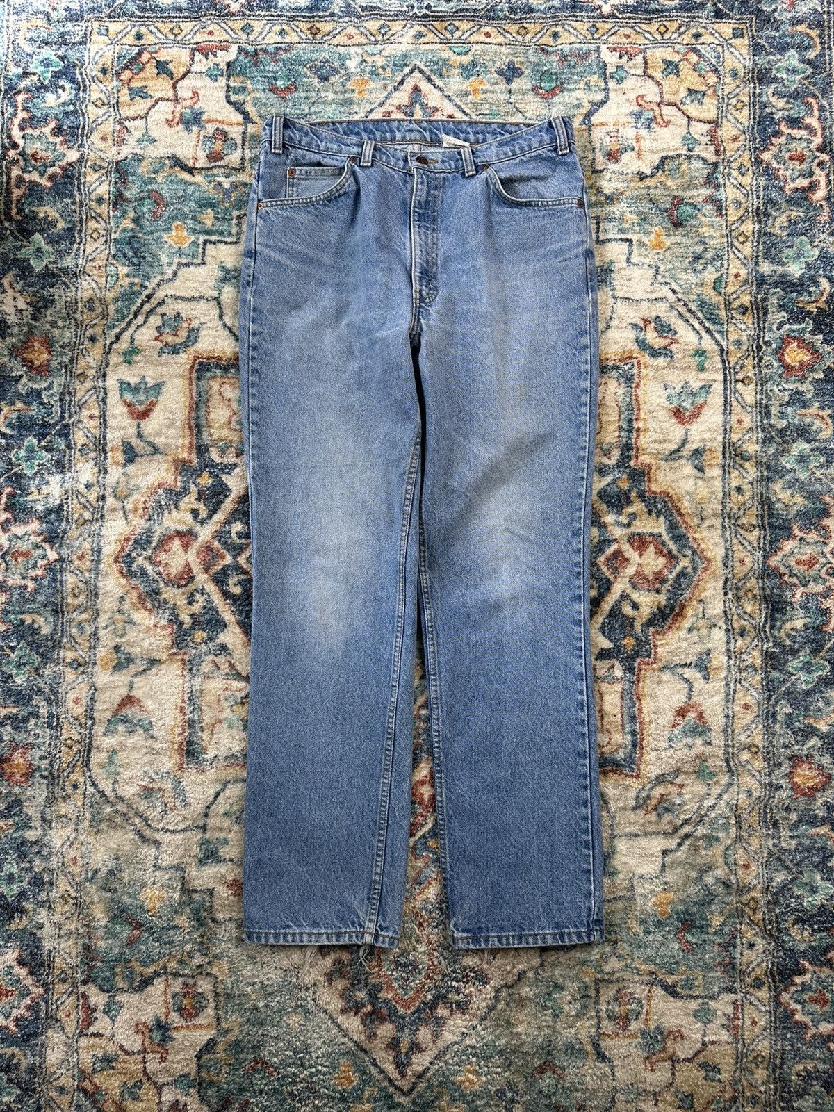 Levi's × Vintage Vintage Levi’s Orange Tab Light Wash Jeans Size 36 Size US 36 / EU 52 - 2 Thumbnail
