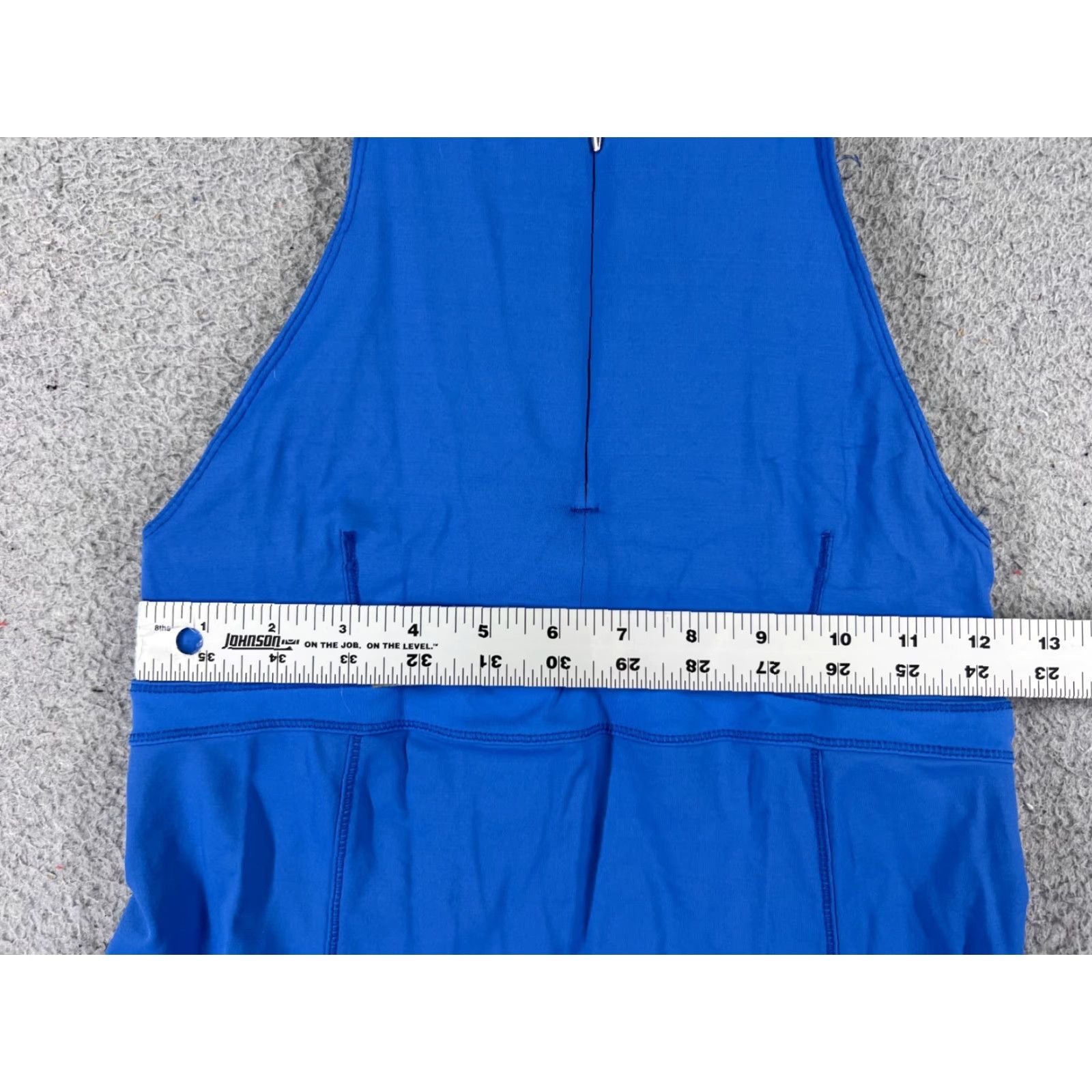 Lululemon Lululemon Shirt Women 6 Blue Zippy Run Tank Pockets Luxtreme Fabric Power Size M / US 6-8 / IT 42-44 - 6 Thumbnail