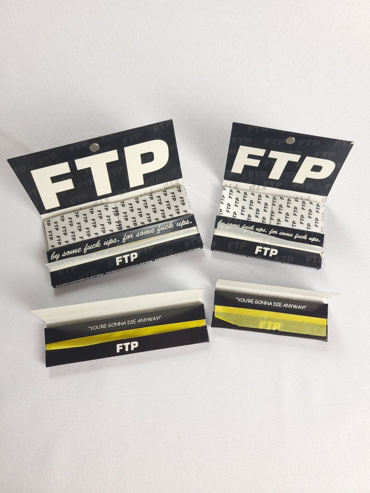Fuck The Population FTP OG Rolling Papers Bundle (2017 / 2024) King & 1/4 Size Size ONE SIZE - 2 Thumbnail