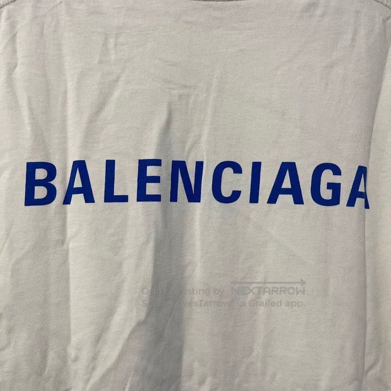 Balenciaga Balenciaga Front and Back Letter Printed Logo Beige Short Size US S / EU 44-46 / 1 - 5 Thumbnail