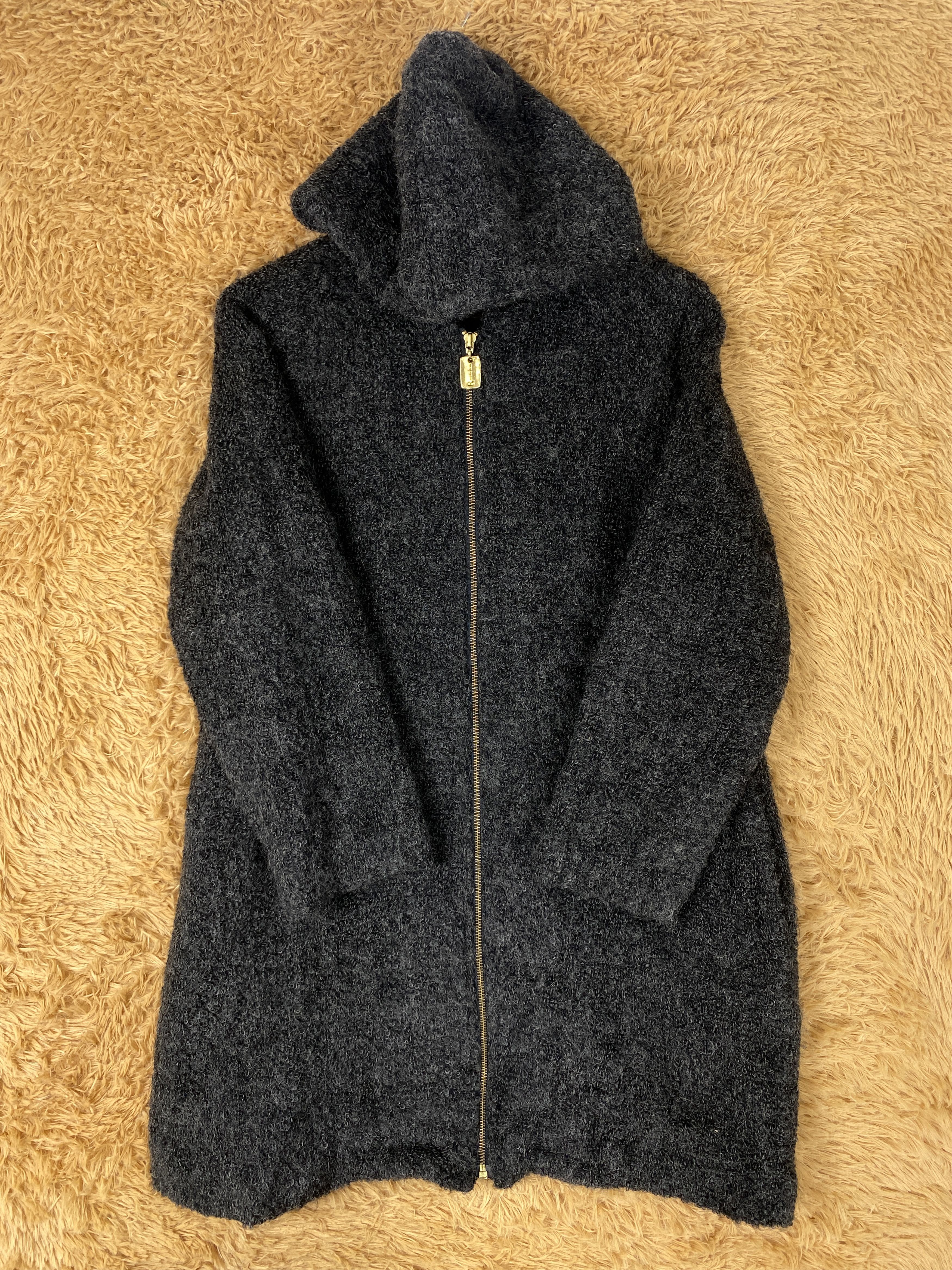 Japanese Brand Vintage a Dieux Dieuse Hoodie Wool Long Jacket J2053 Size US S / EU 44-46 / 1 - 4 Thumbnail