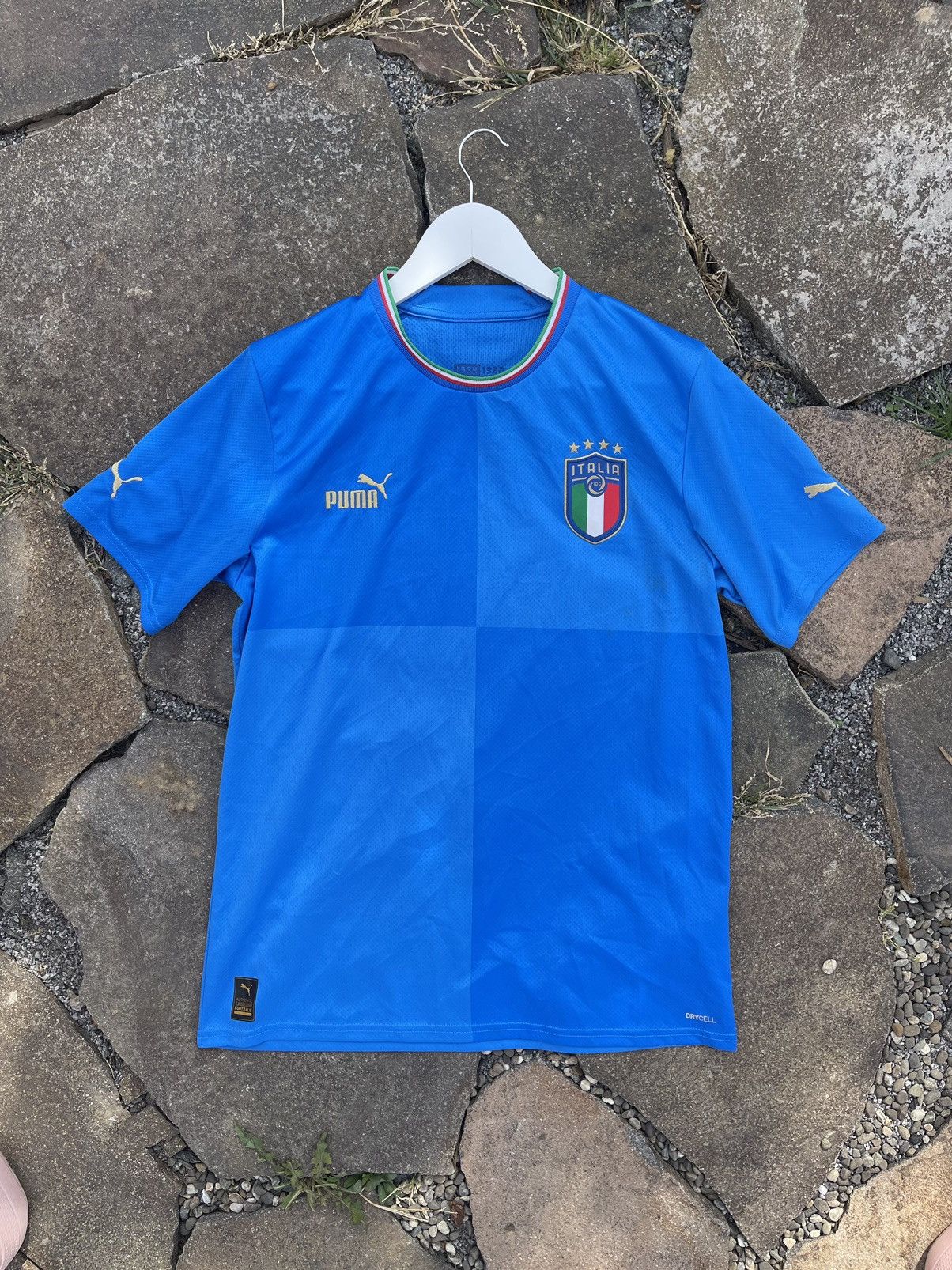 Puma 2022 Puma Italia Blue soccer jersey Size US M / EU 48-50 / 2 - 1 Thumbnail