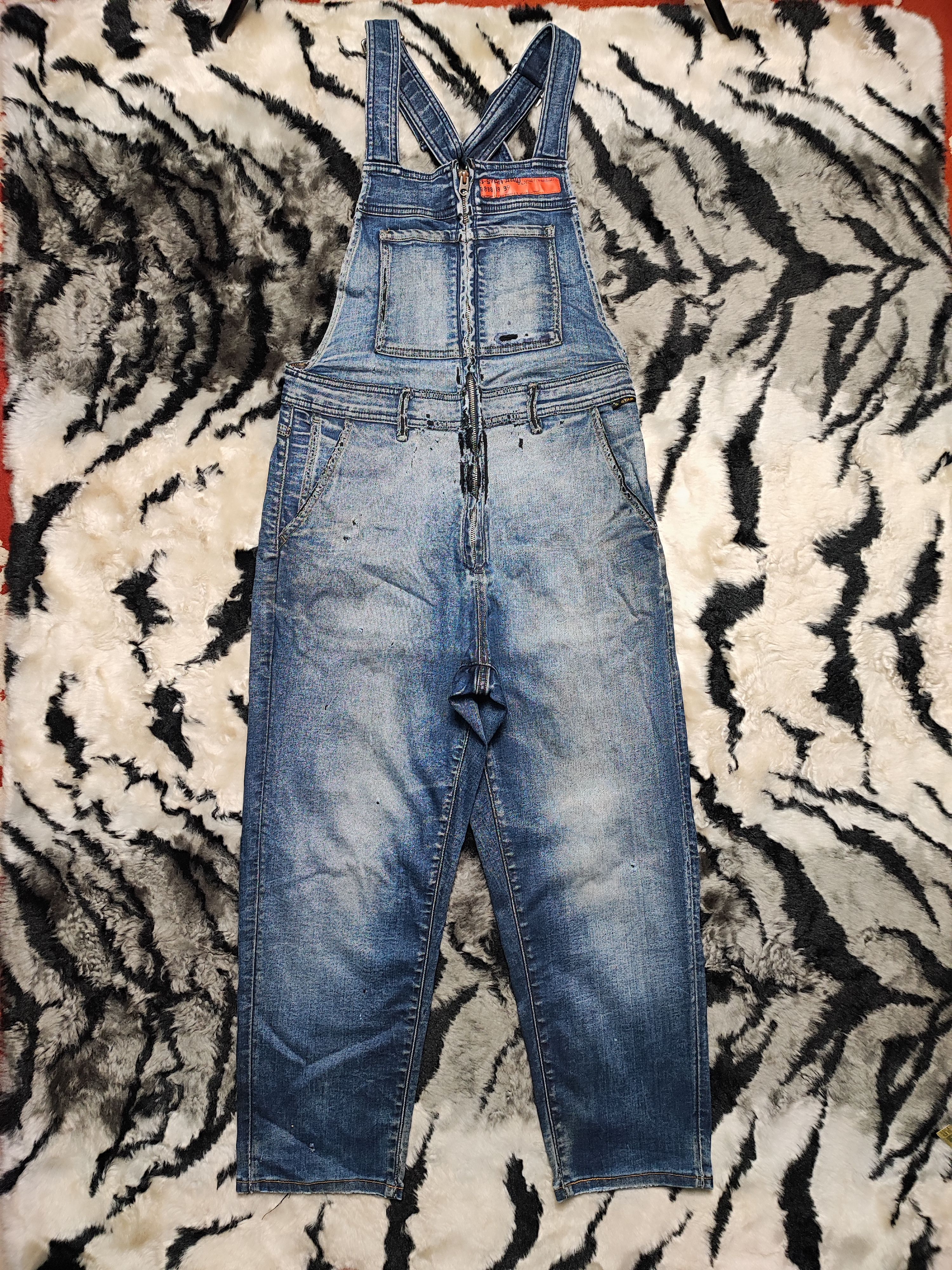 G-Star × Japanese Brand Jumpsuit Gstar Raw Denim Size US 31 - 2 Thumbnail