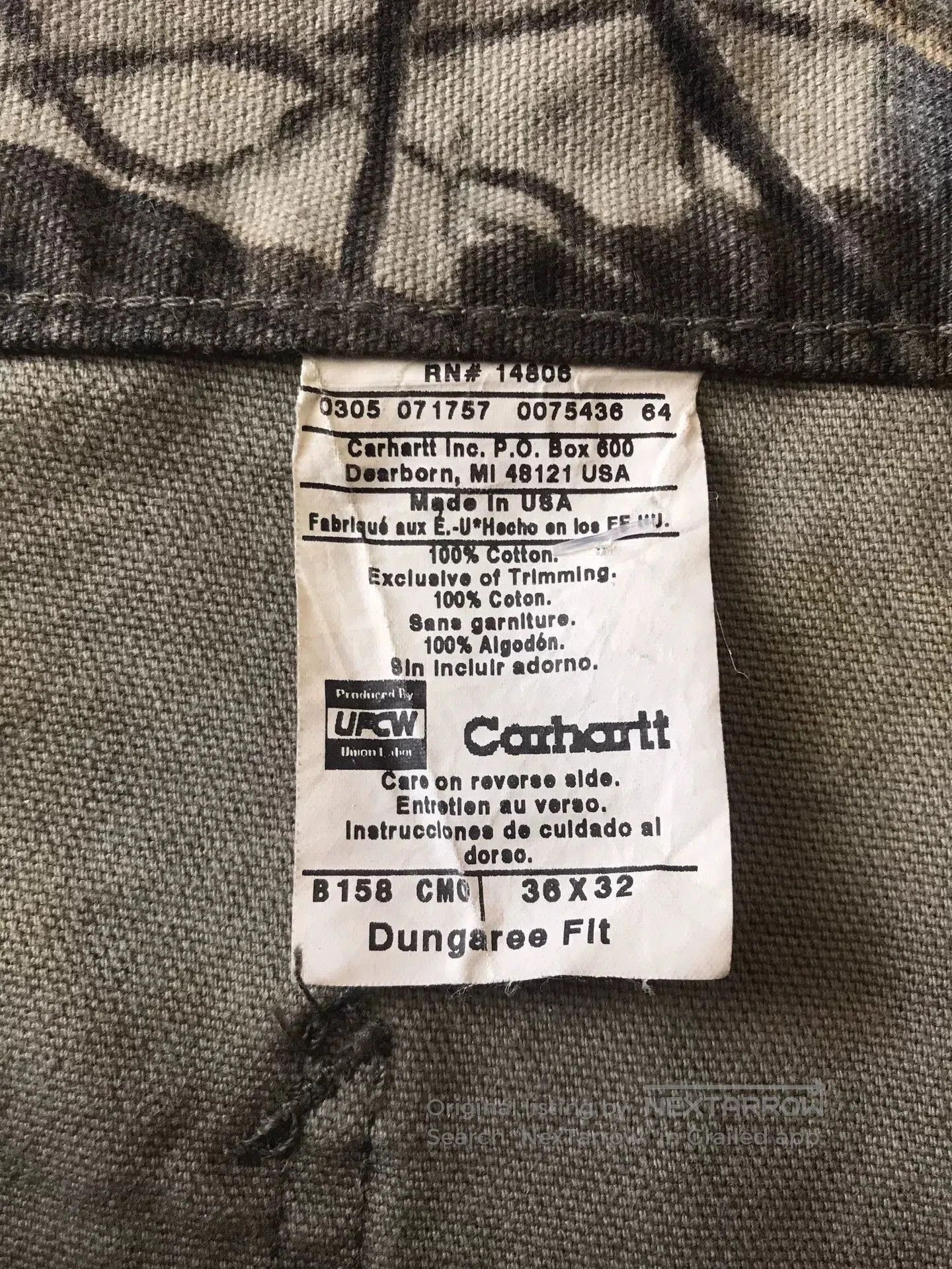 Carhartt Carhartt x Realtree B158 Dead Leaf Camo Pants. Size US 36 / EU 52 - 9 Thumbnail