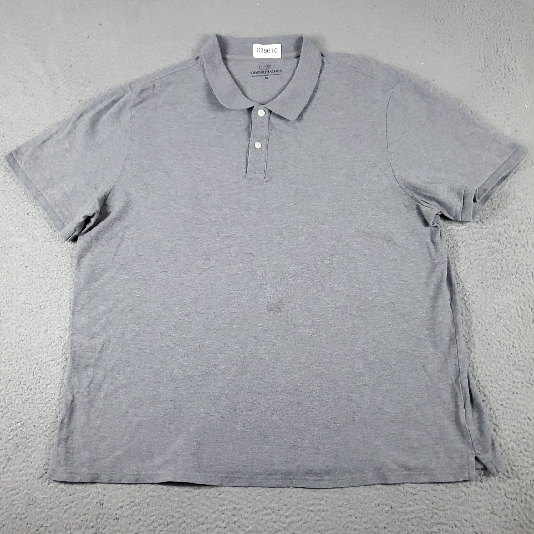 Vineyard Vines VINEYARD VINES Polo Shirt Mens Size XL Gray Casual Short Sleeve Classic Preppy Sports Size US XL / EU 56 / 4 - 2 Thumbnail