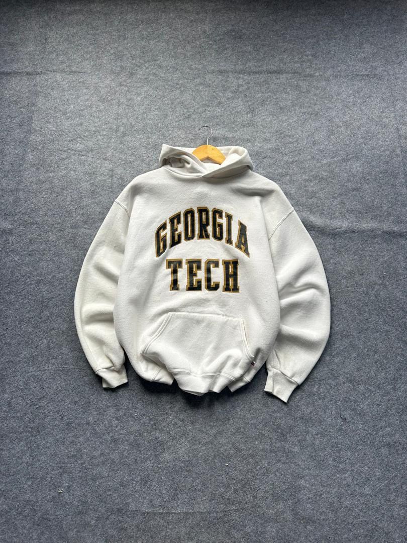 Russell Athletic VINTAGE RUSSEL GEORGIA TECH HOODIE Size US XL / EU 56 / 4 - 1 Thumbnail
