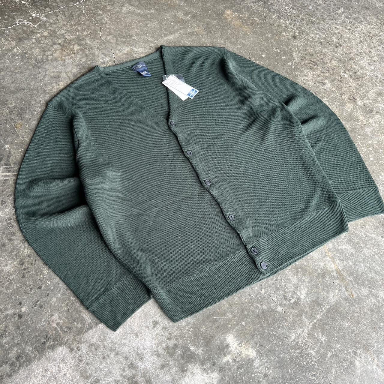 Dockers × Vintage Vintage green knit cardigan Size US XL / EU 56 / 4 - 2 Thumbnail