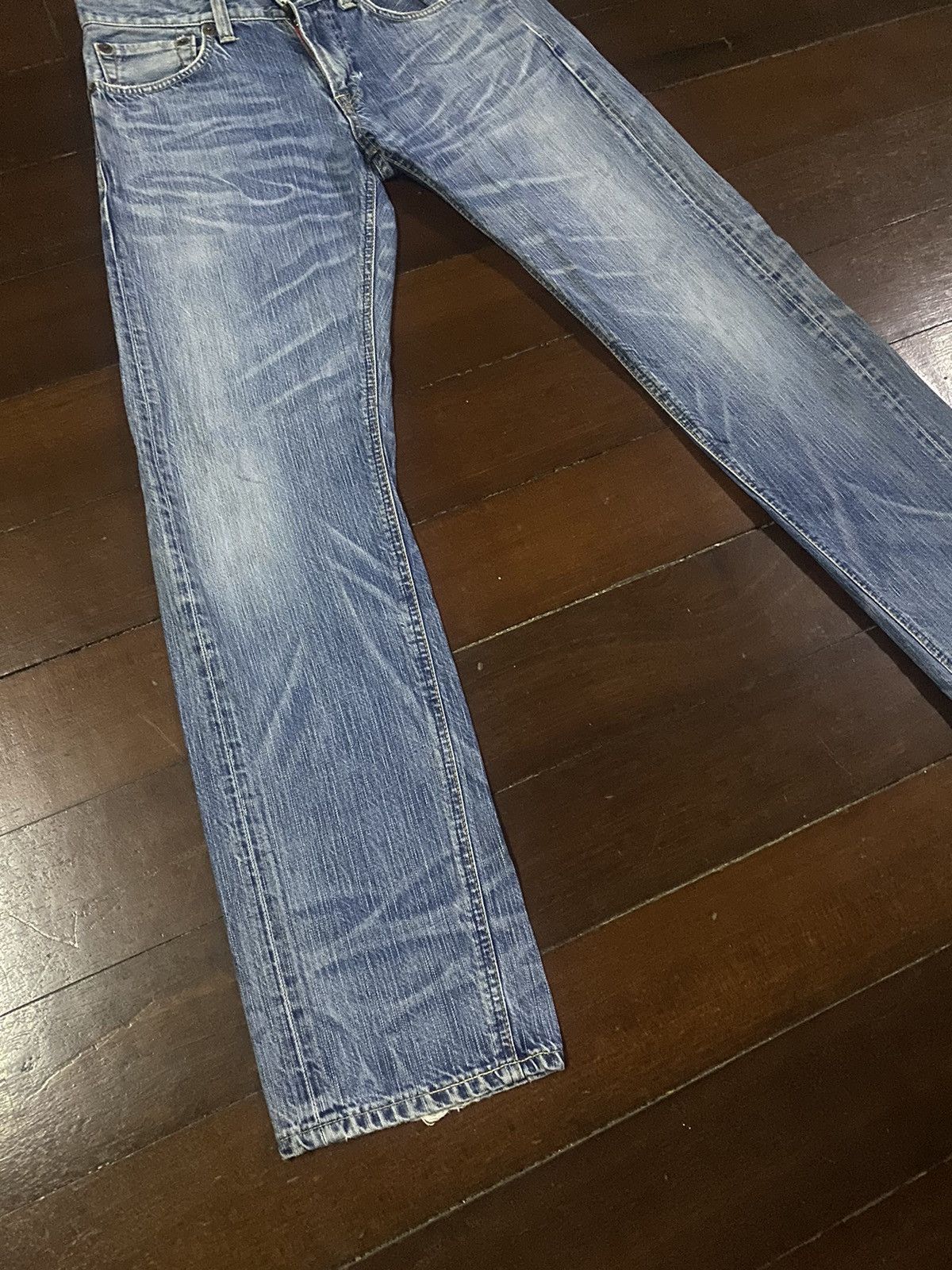 Designer × Edwin Fire 🔥 flare jeans EDWIN 503 clawmark mudwash Size US 32 / EU 48 - 2 Thumbnail