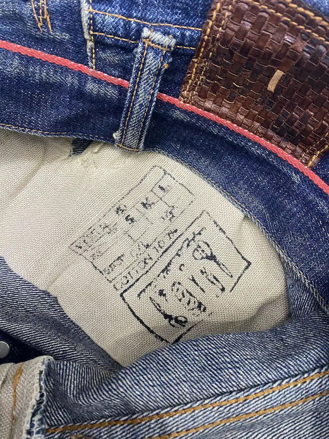 Kapital 🔥KAPITAL LEGS SELVEDGE DISTRESSED DENIM JEANS Size US 30 / EU 46 - 10 Thumbnail