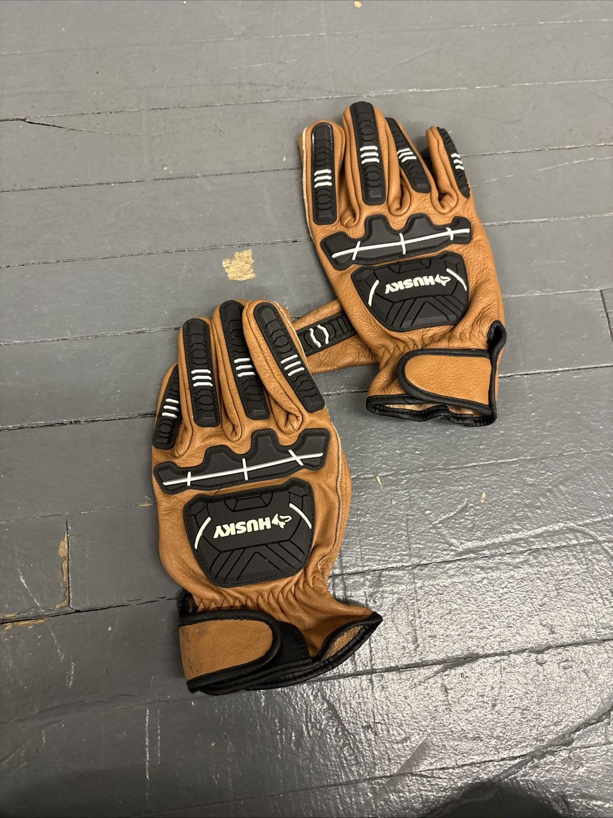 GOREWEAR Husky motorcycle leather gloves Size ONE SIZE - 5 Thumbnail