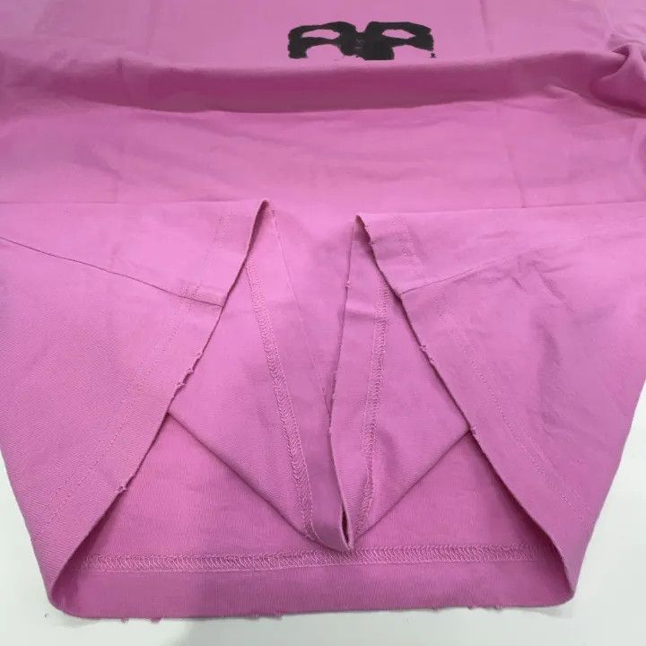 Balenciaga Balenciaga Pink Hand Drawn Logo T-Shirt 0079-2507 Size M / US 6-8 / IT 42-44 - 8 Thumbnail