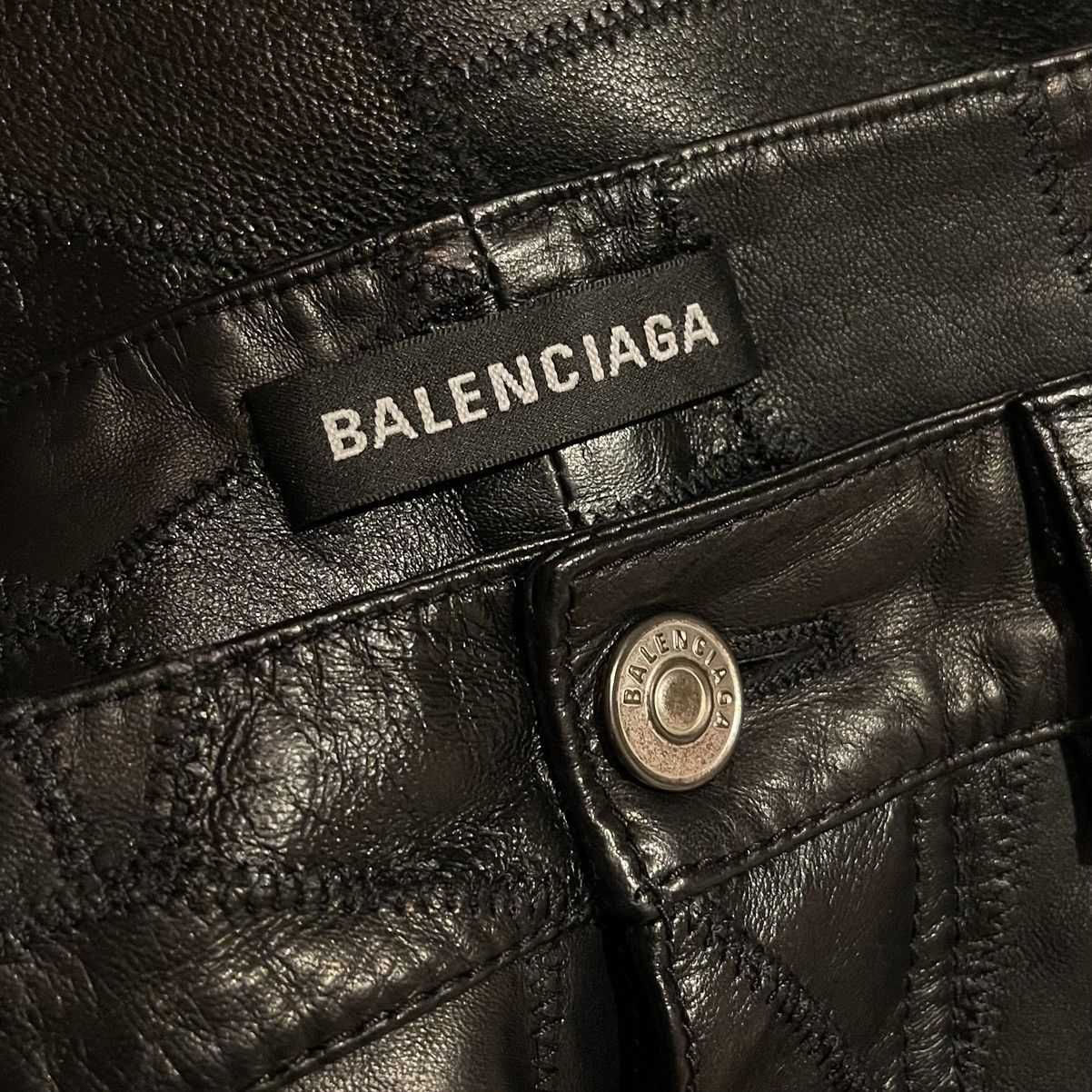 Balenciaga Balenciaga fall18 patchwork leather pants Size US 30 / EU 46 - 7 Thumbnail