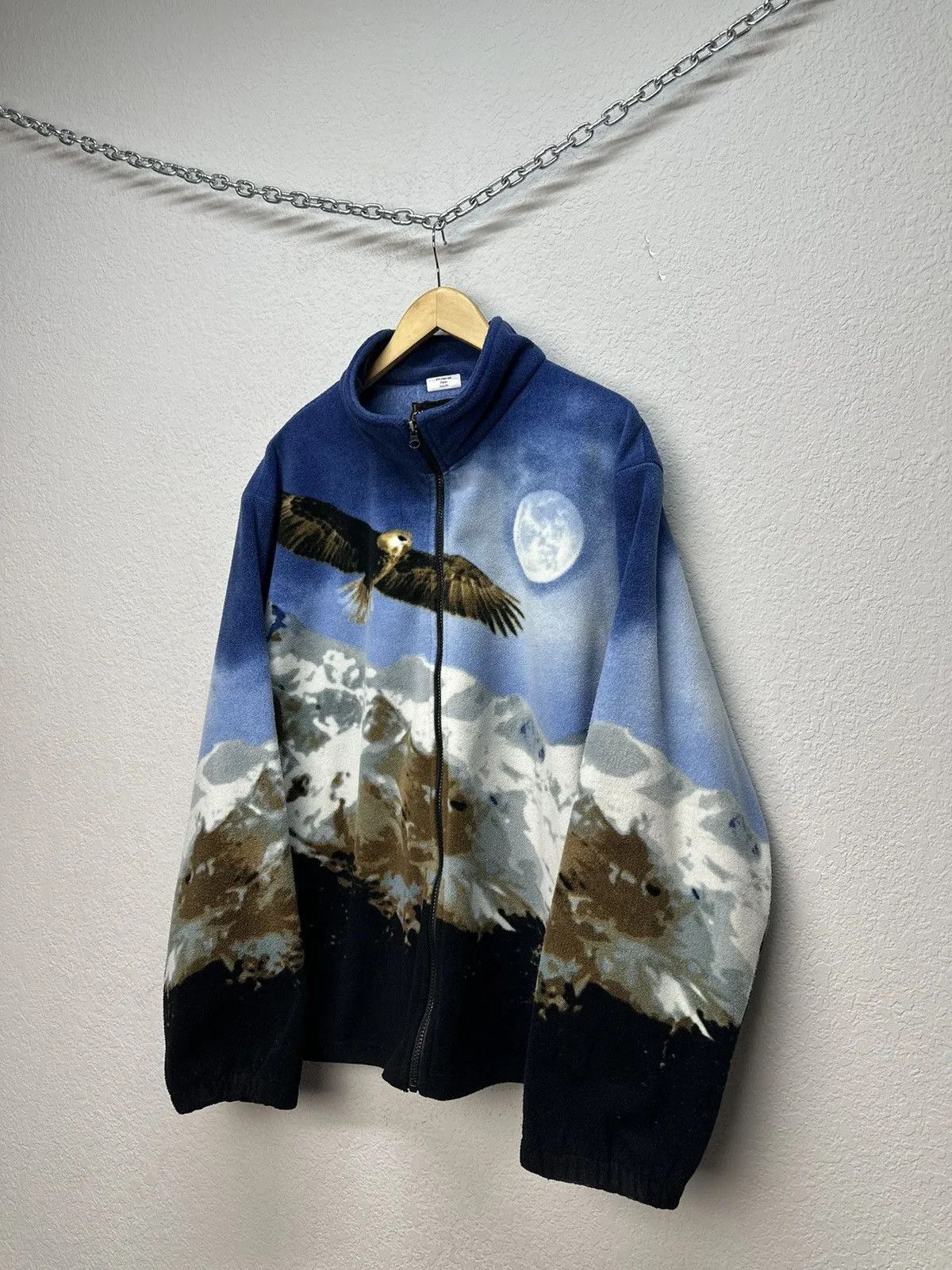 Other Vintage Animal Eagle🦅 Fleece Wolf 🐺 Sherpa Jacket USA Size US XXL / EU 58 / 5 - 2 Thumbnail