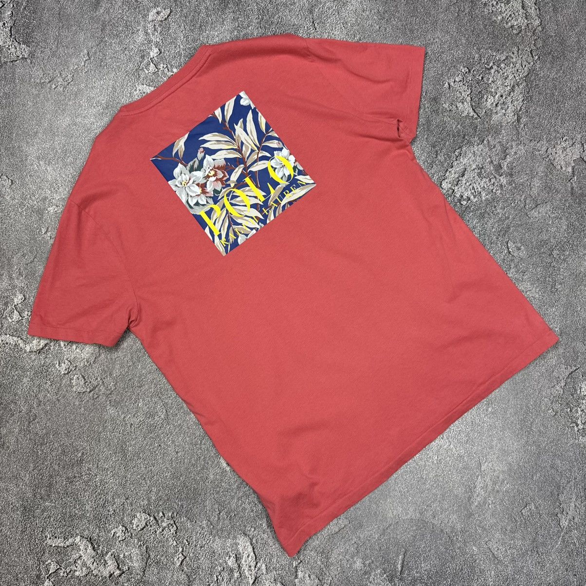 Polo Ralph Lauren Polo Ralph Lauren Graphic T-shirt Red Hawaii Print Size XL Size US L / EU 52-54 / 3 - 2 Thumbnail