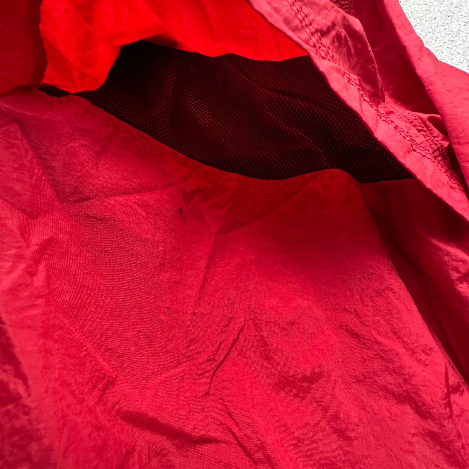 Nike Vintage 90s Nike Windbreaker Jacket Womens S 1/4 Button Red Size S / US 4 / IT 40 - 13 Thumbnail