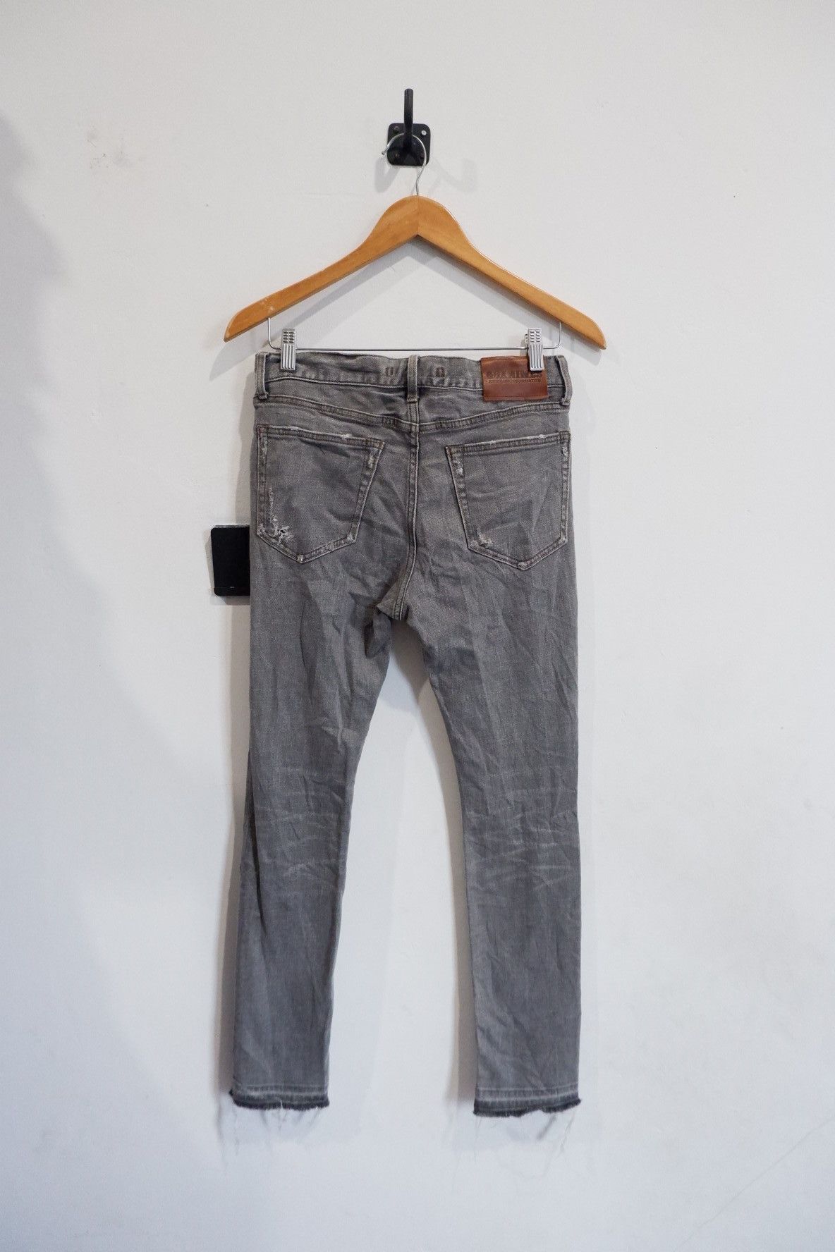 If Six Was Nine Vintage GOA Ripped Skinny Jeans Size US 28 / EU 44 - 2 Thumbnail
