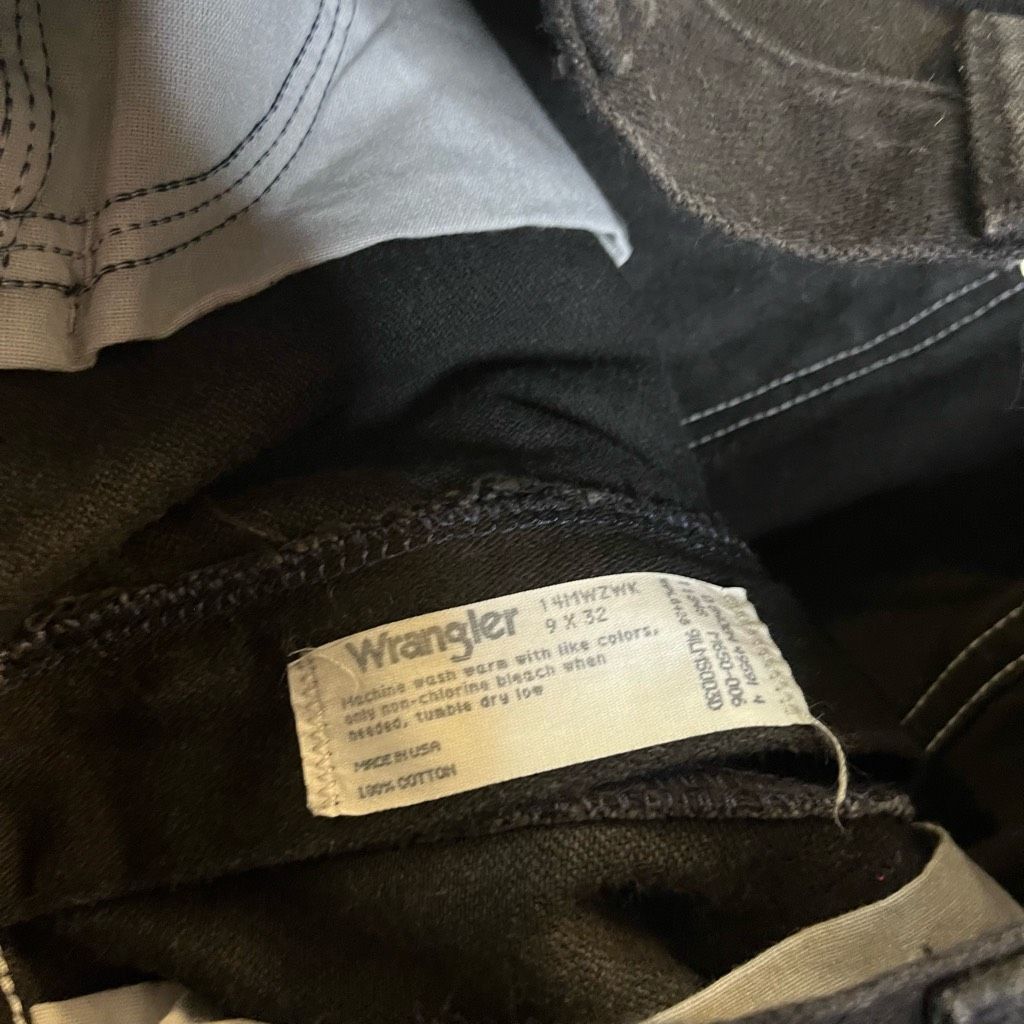 Wrangler Vintage Wrangler Black Denim Jeans Women 9x32 Size 30" / US 8 / IT 44 - 3 Thumbnail