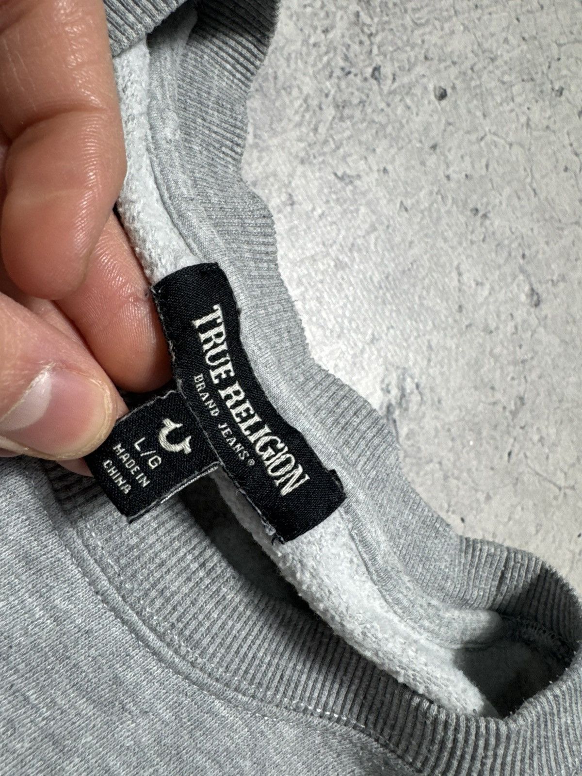 True Religion True Religion Grey Casual Sweatshirt Size L Size US L / EU 52-54 / 3 - 5 Thumbnail