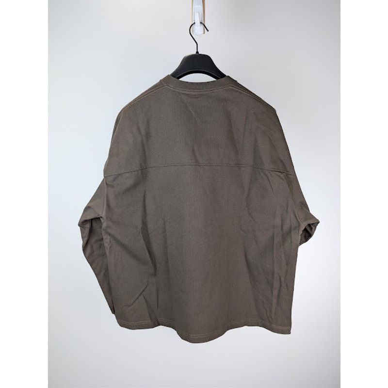 Bottega Veneta o1rshd1 Heavy Japanese Jersey Long Sleeve T-Shirt in Olive Size US M / EU 48-50 / 2 - 10 Thumbnail