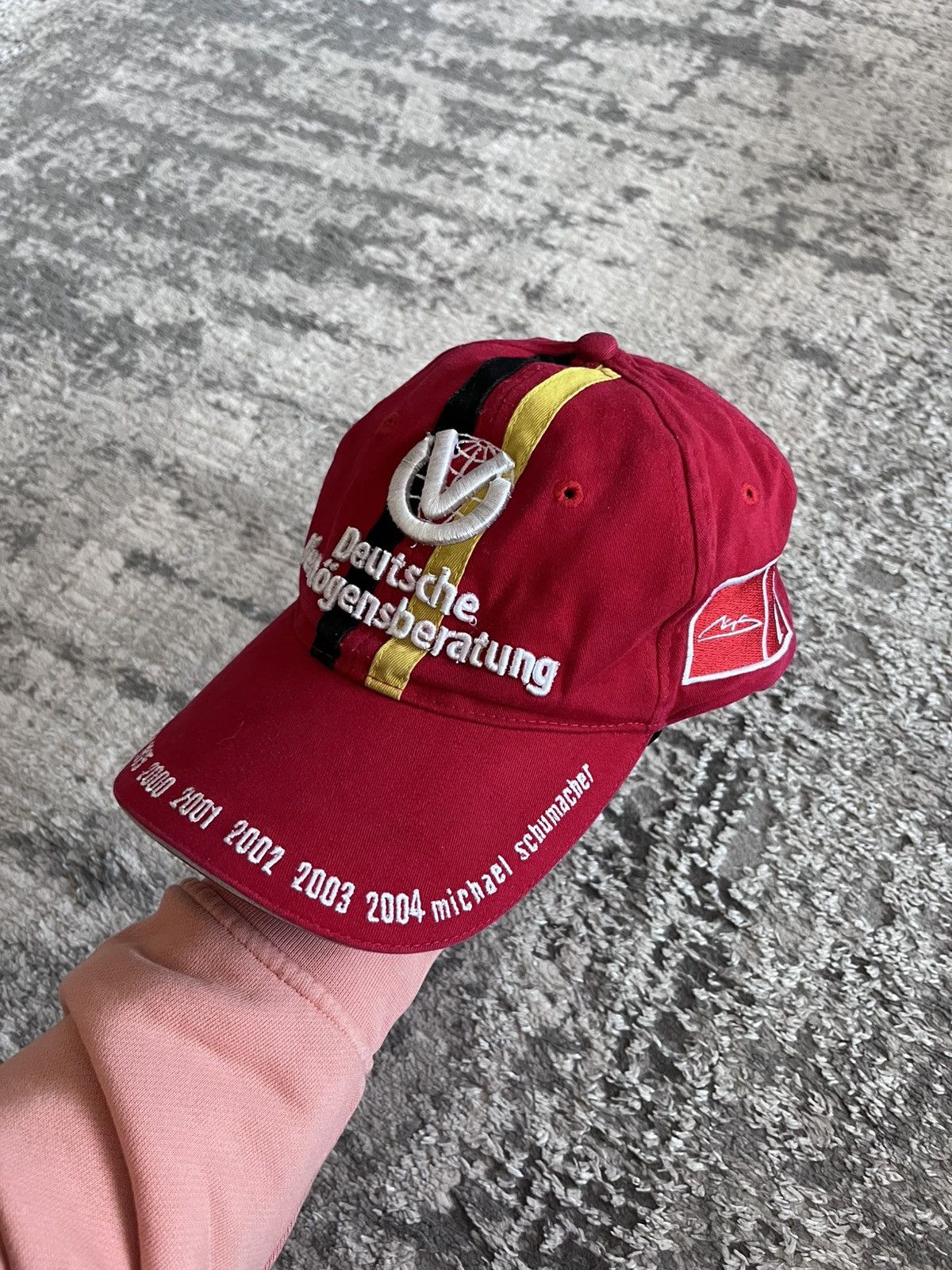 Ferrari Vintage Final Edition Michael Schumacher Formula 1 Red Cap Size ONE SIZE - 1 Thumbnail