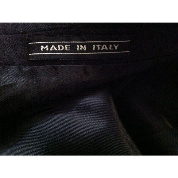 Other CONFITALIA MEN'S NEW CHARCOAL 100%WOOL 2PC SUIT SIZE:46R Size 46R - 15 Thumbnail