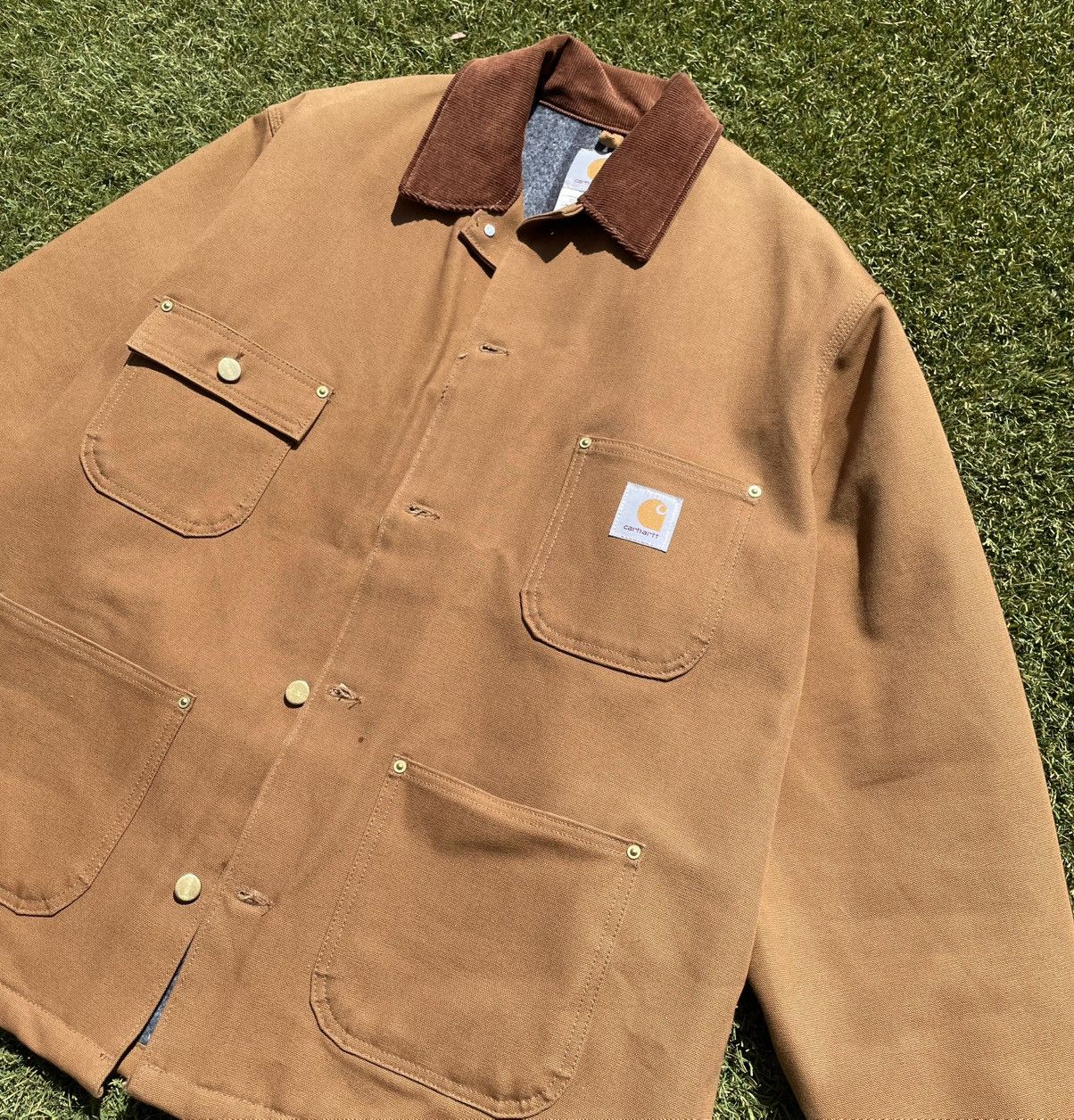Carhartt Vintage Carhartt Size 50 Tall 2XL MensLined Chore Jacket Size US XXL / EU 58 / 5 - 3 Thumbnail