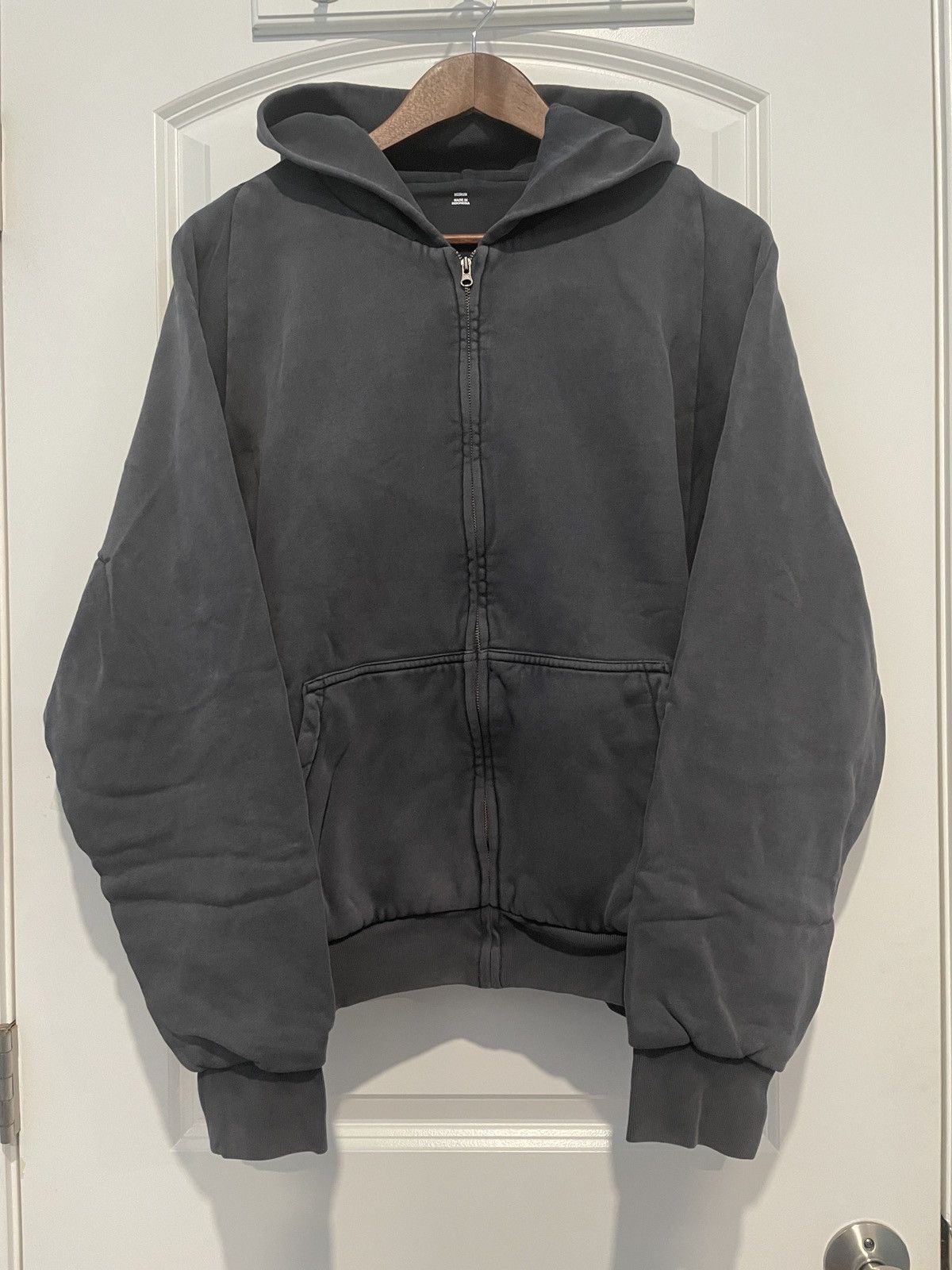 Yeezy Gap zip up hoodie poetic black