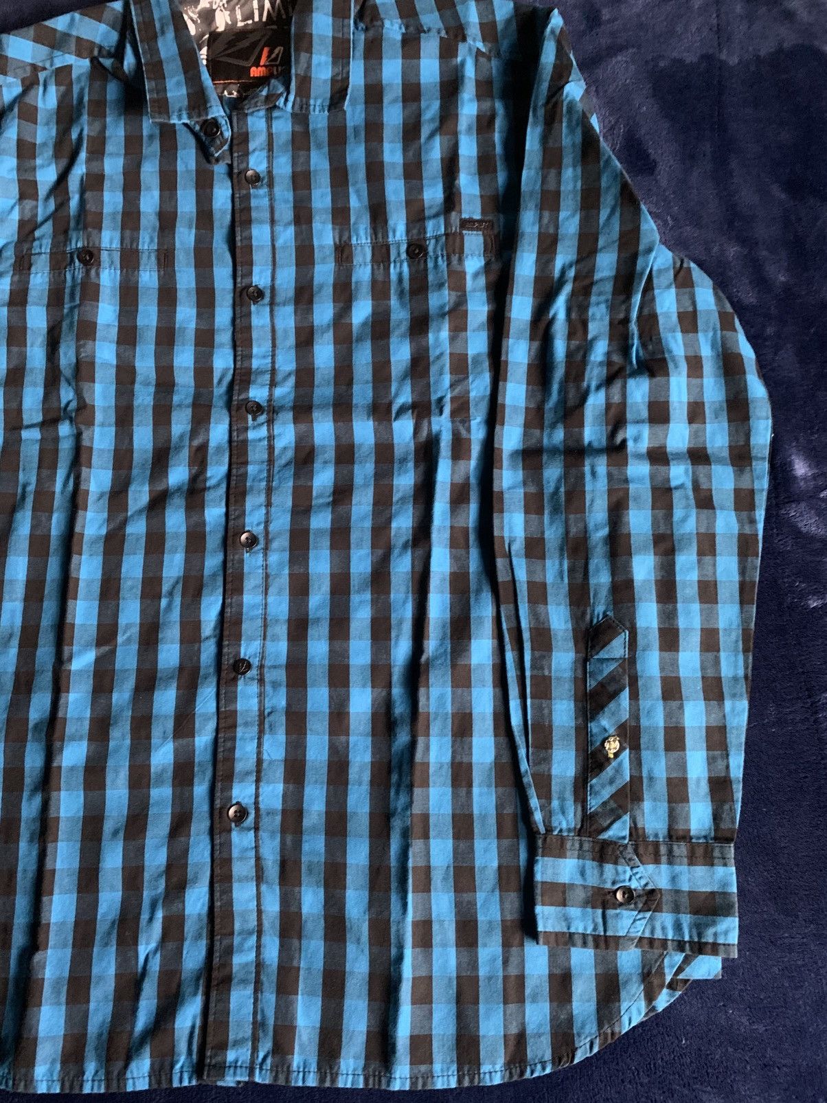 Other Amplify Mens Button Up Shirt Men Workwear Casual Old Vintage Size US L / EU 52-54 / 3 - 4 Thumbnail