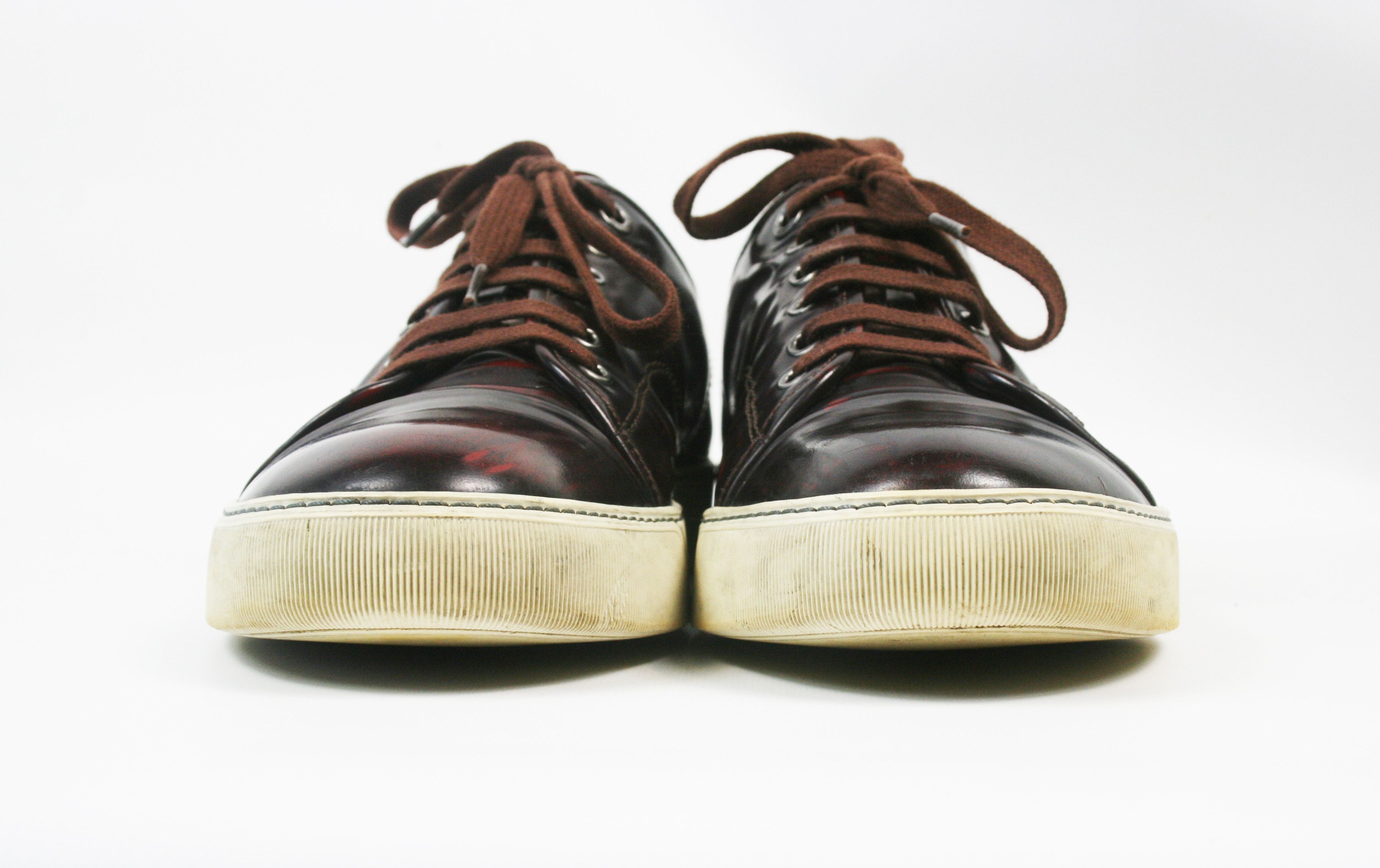 Lanvin DDB1 Patent Leather Low Sneakers 8 Size Size US 8 / EU 41 - 3 Thumbnail