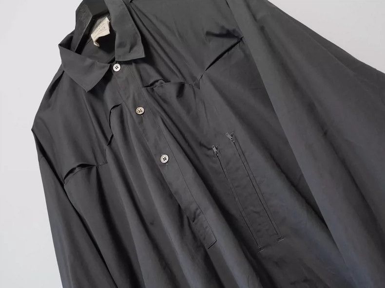 Yohji Yamamoto Yohji Yamamoto size os 1980ss opening design zipper shirt Size US M / EU 48-50 / 2 - 3 Thumbnail