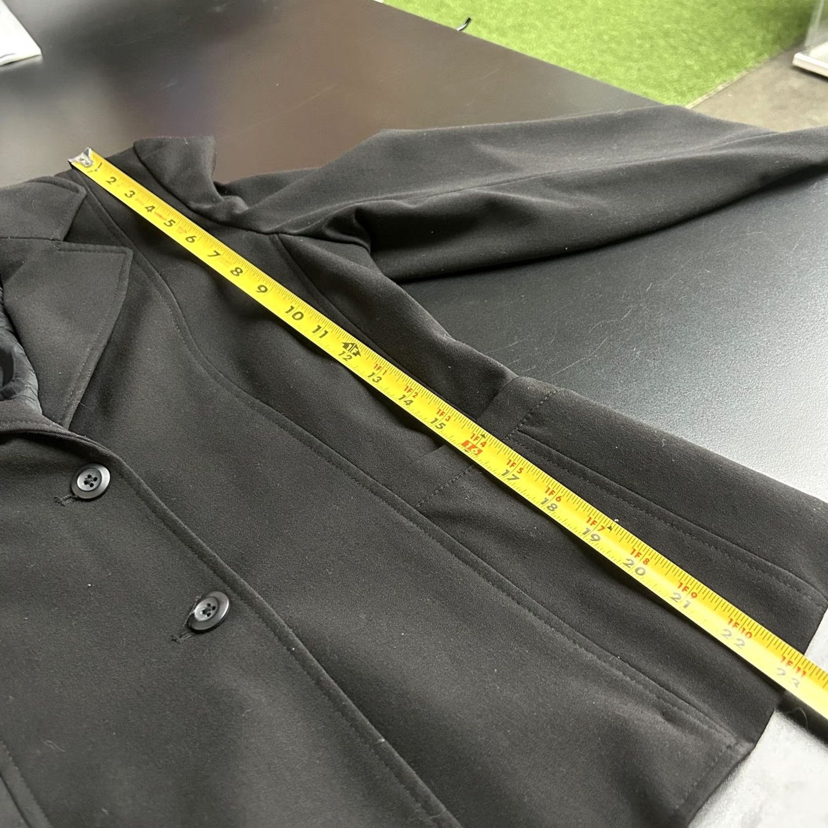 Vintage Rafaella Blazer Jacket Women 10 Black 2 Button Lined Stretch Career Work Office Blazer Size L / US 10 / IT 46 - 4 Thumbnail