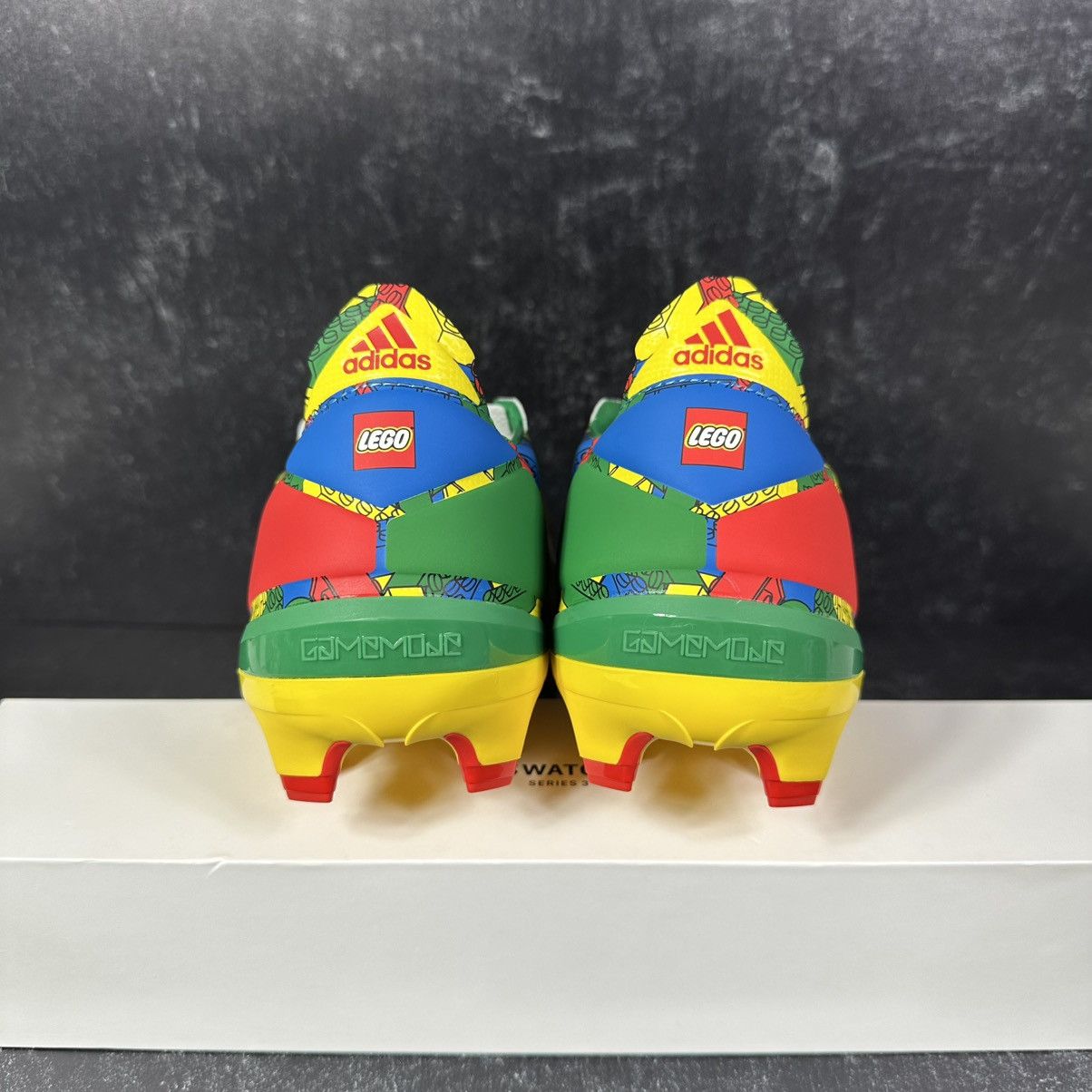 Adidas LEGO X GAMEMODE FG TEAM YELLOW RED BRICKS MENS SOCCER CLEATS Size US 7.5 / EU 40-41 - 3 Thumbnail