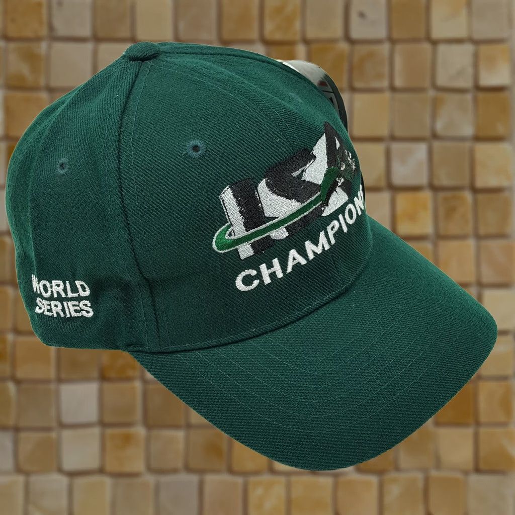 Champion VINTAGE Y2K ISA Champions Softball Snapback Hat Sports Association Baseball Cap Size ONE SIZE - 1 Thumbnail