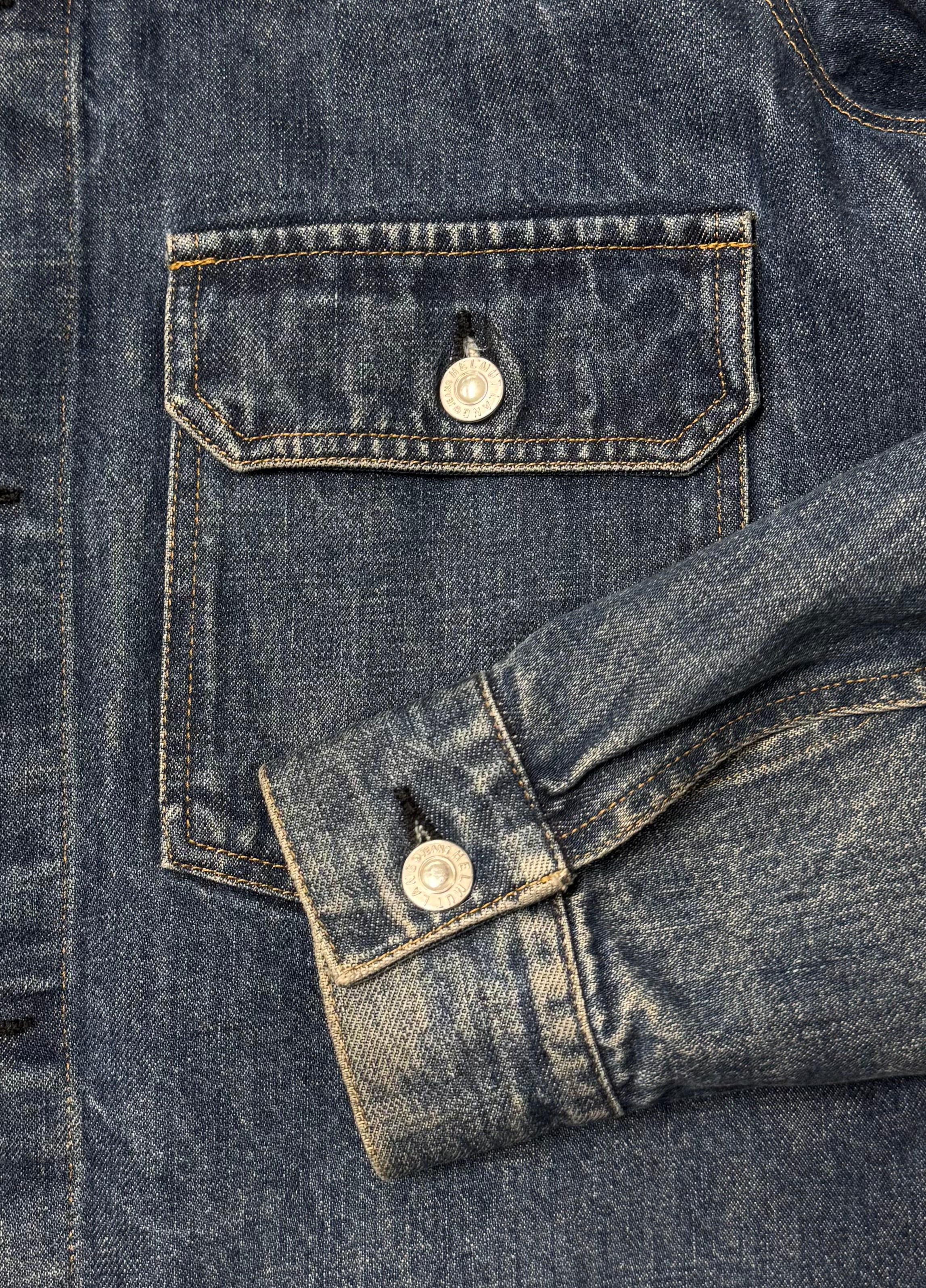 Helmut Lang 1998 Helmut Lang ‘Classic Wash’ Blue Denim Trucker Jacket Size US M / EU 48-50 / 2 - 2 Thumbnail