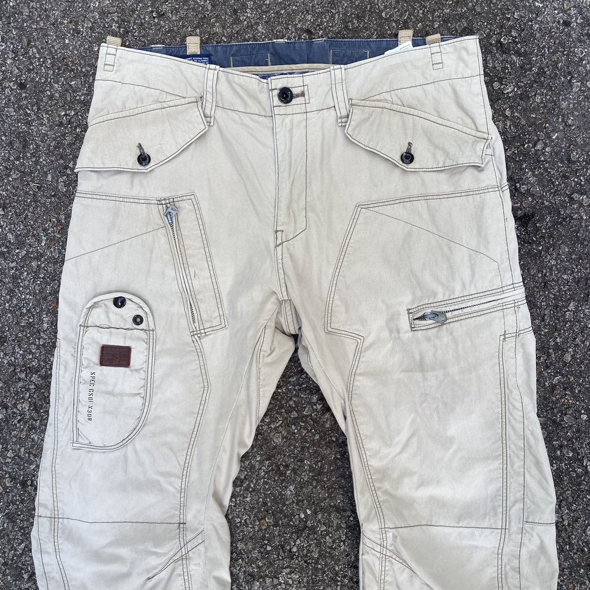 G-Star G STAR RAW DENIM JAPANESE MULTI POCKET KHAKI PANTS Size US 34 / EU 50 - 2 Thumbnail