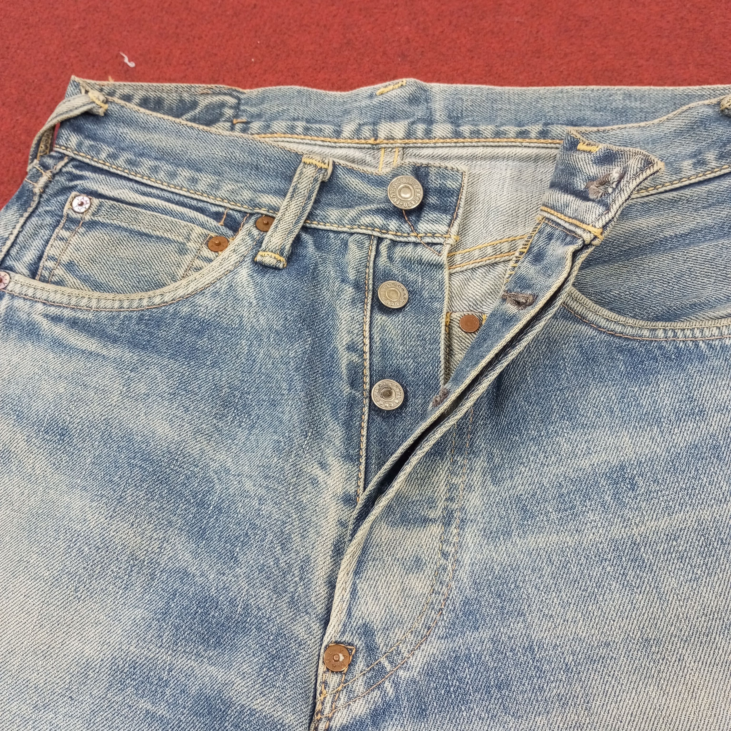 Evisu × Japanese Brand × Vintage Evisu Japanese Brand Fashion Style Custom Daicock Jeans Size US 27 - 12 Thumbnail