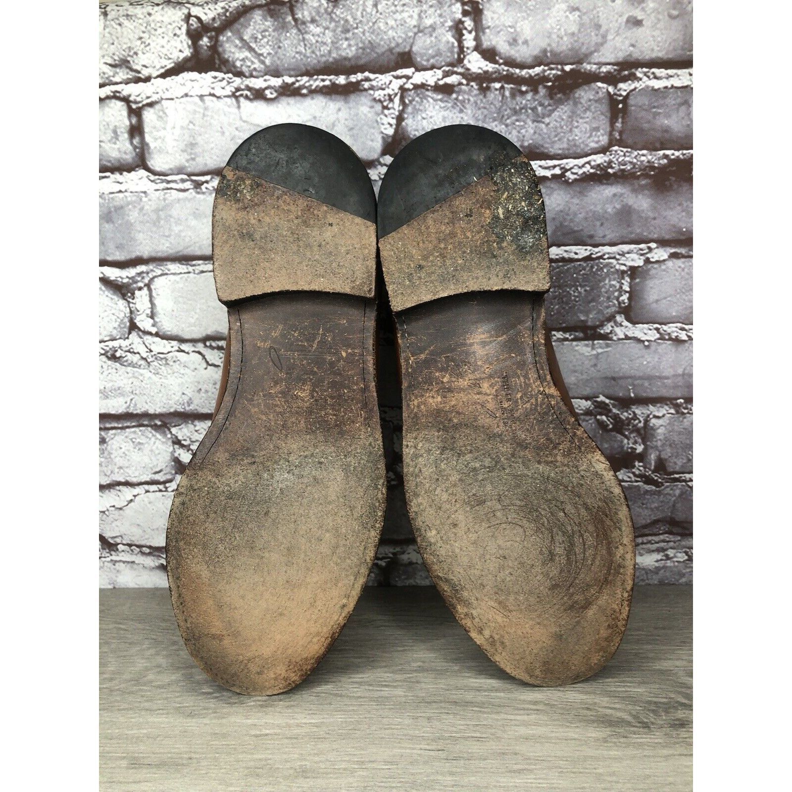 Frye The Frye Co. John A Frye Brown Leather Pebbled Oxfords Shoes Size US 11 / EU 44 - 21 Thumbnail