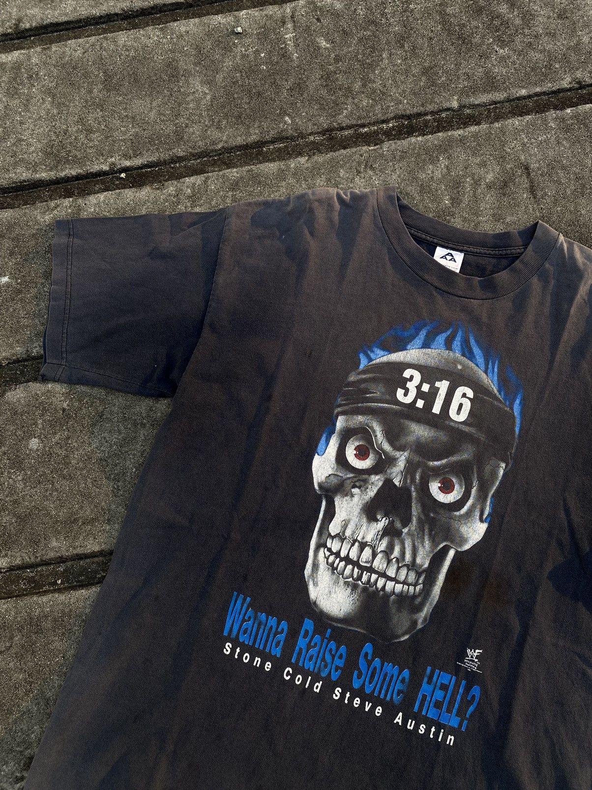 Vintage × WWE Vintage WWF Stone Cold Steve Austin Wanna Raise Some Hell? Size US XL / EU 56 / 4 - 5 Thumbnail