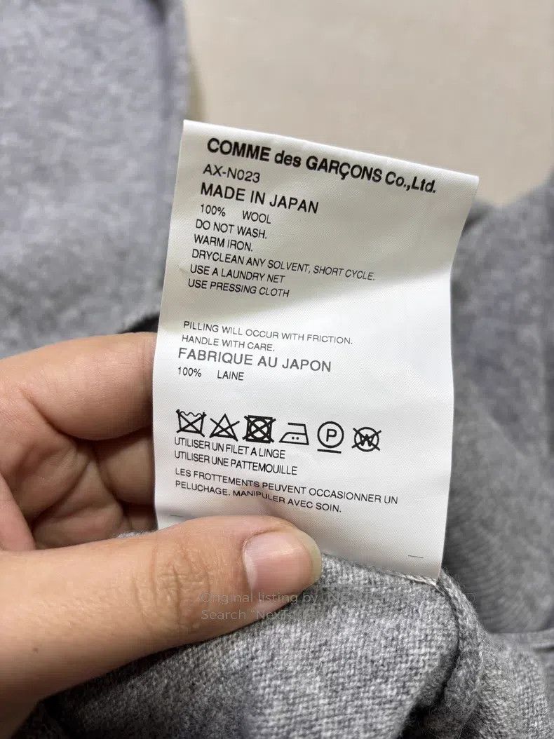 Comme des Garcons Comme des Garcons Wool Cardigan Size S / US 4 / IT 40 - 8 Thumbnail