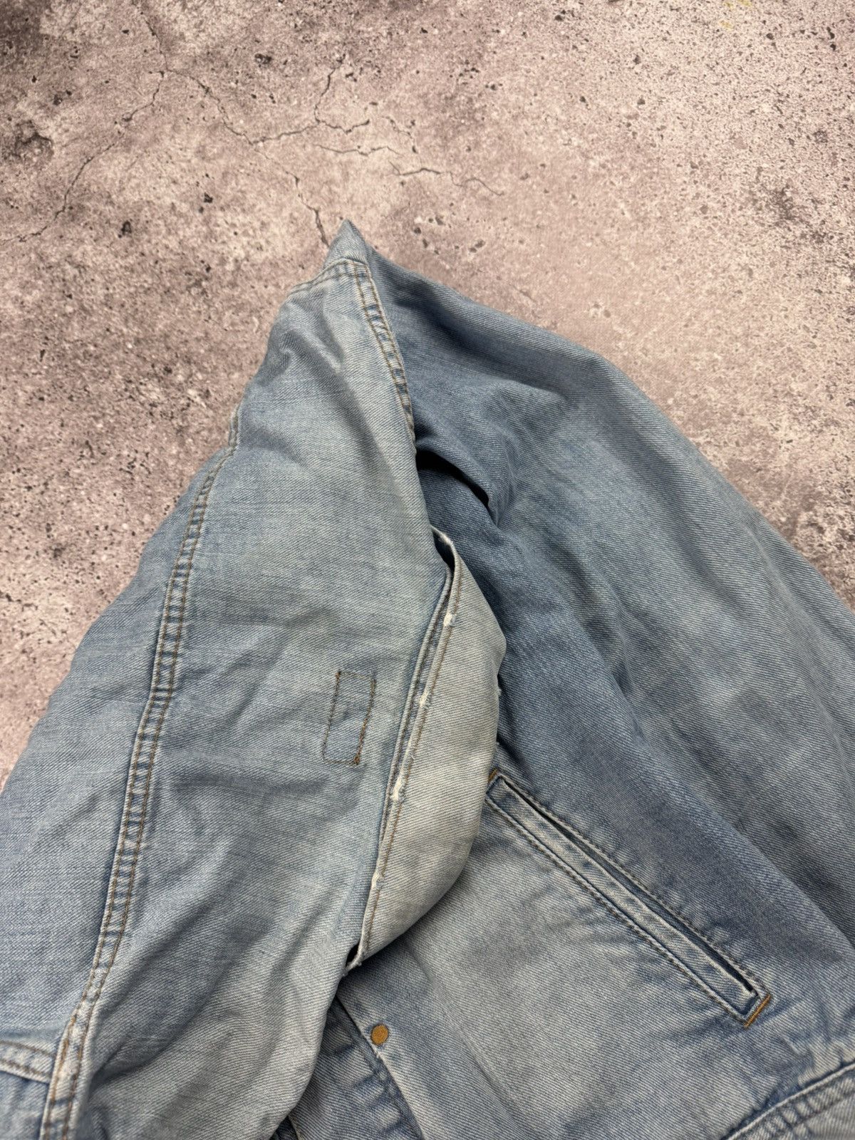 Wrangler VINTAGE WRANGLER DENIM DISTRESSED JACKET 90’S WESTERN Size US L / EU 52-54 / 3 - 6 Thumbnail