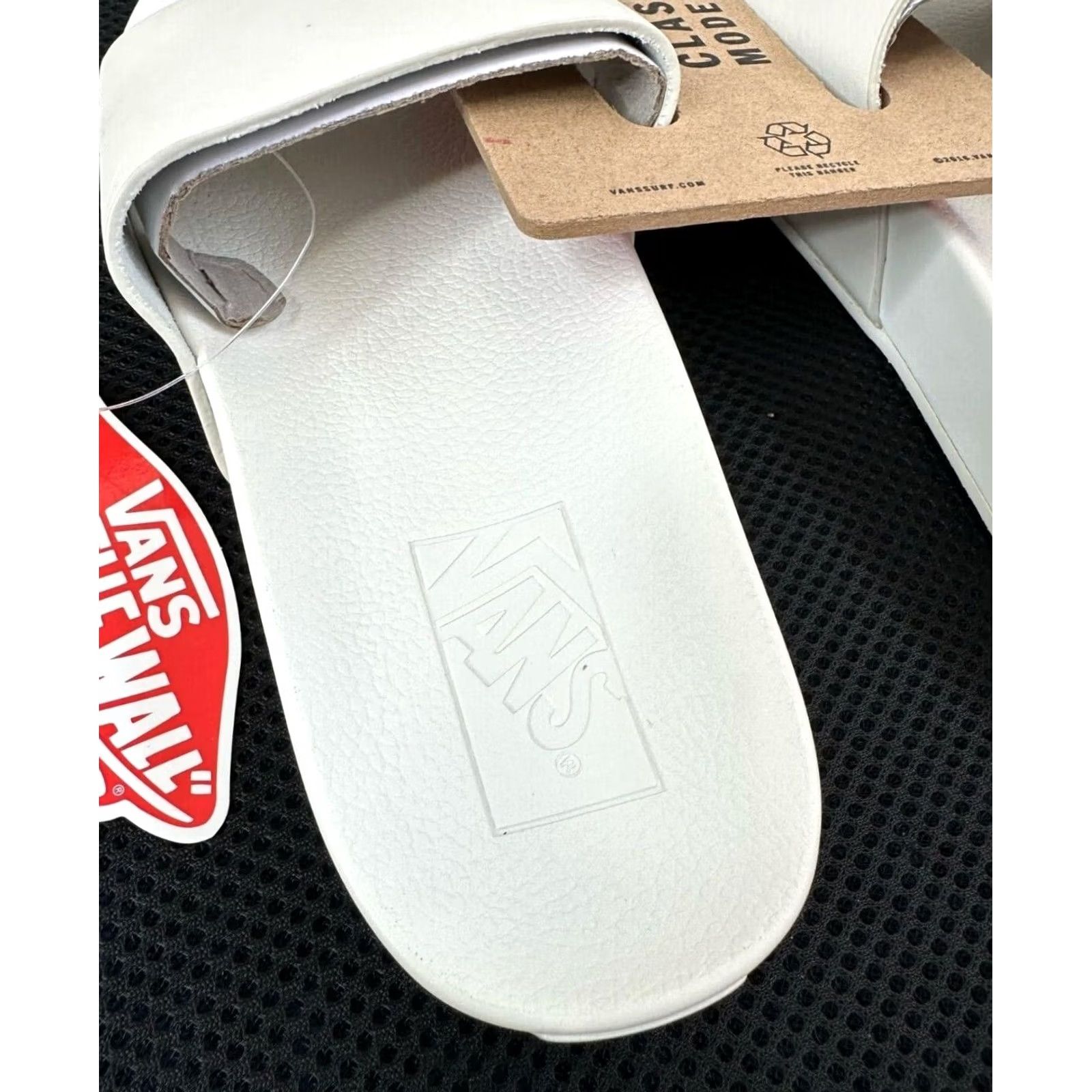 Vans VANS Decon Leather Slide Sandal Marshmallow White Womens US 11 New Size US 11 / IT 41 - 5 Thumbnail